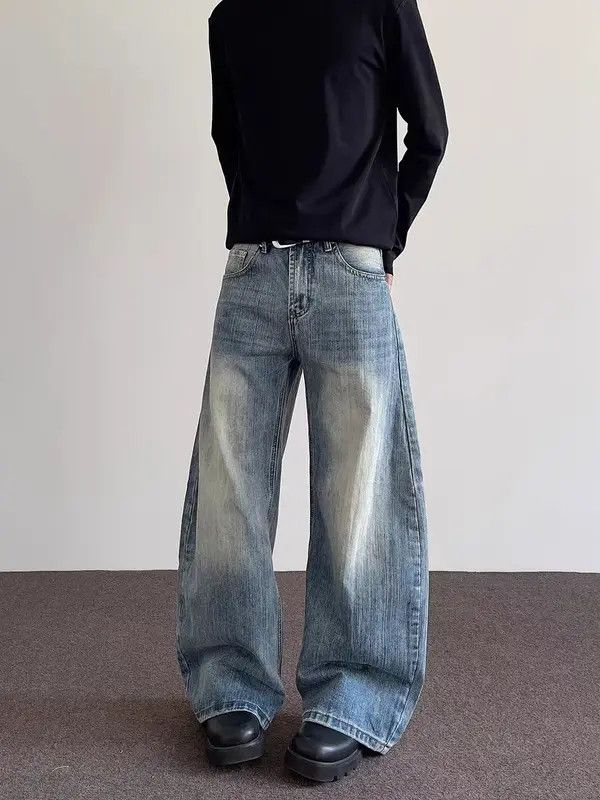 Vintage VIBE Vintage curved knife washed baggy banana shaped jeans Size US 30 / EU 46 - 5 Thumbnail