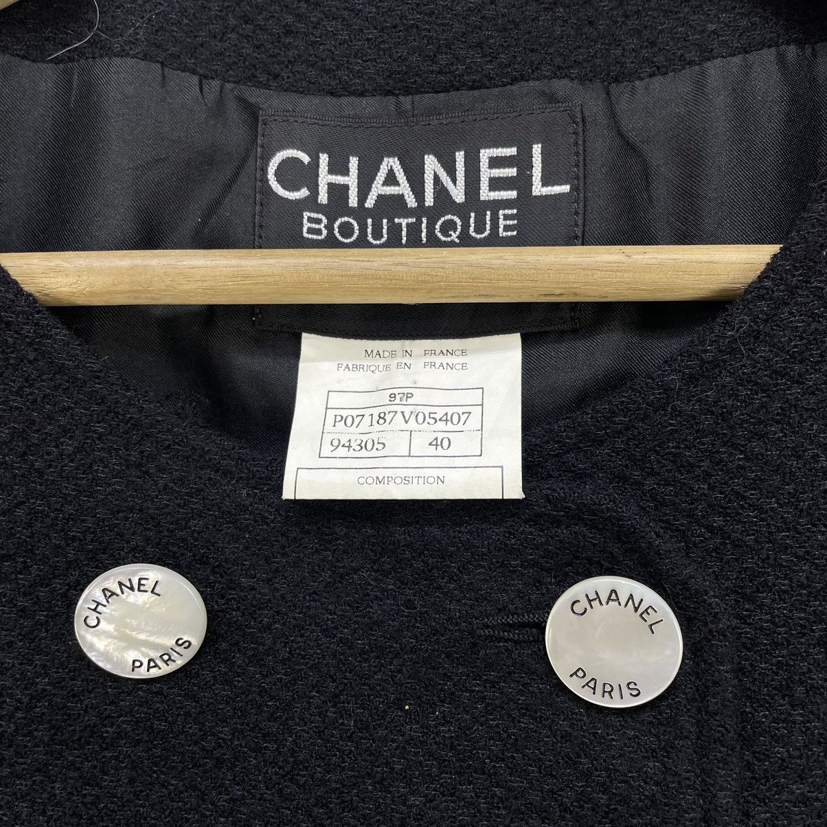 Chanel 🔥Vintage Chanel Tweed Jacket Size M / US 6-8 / IT 42-44 - 10 Thumbnail