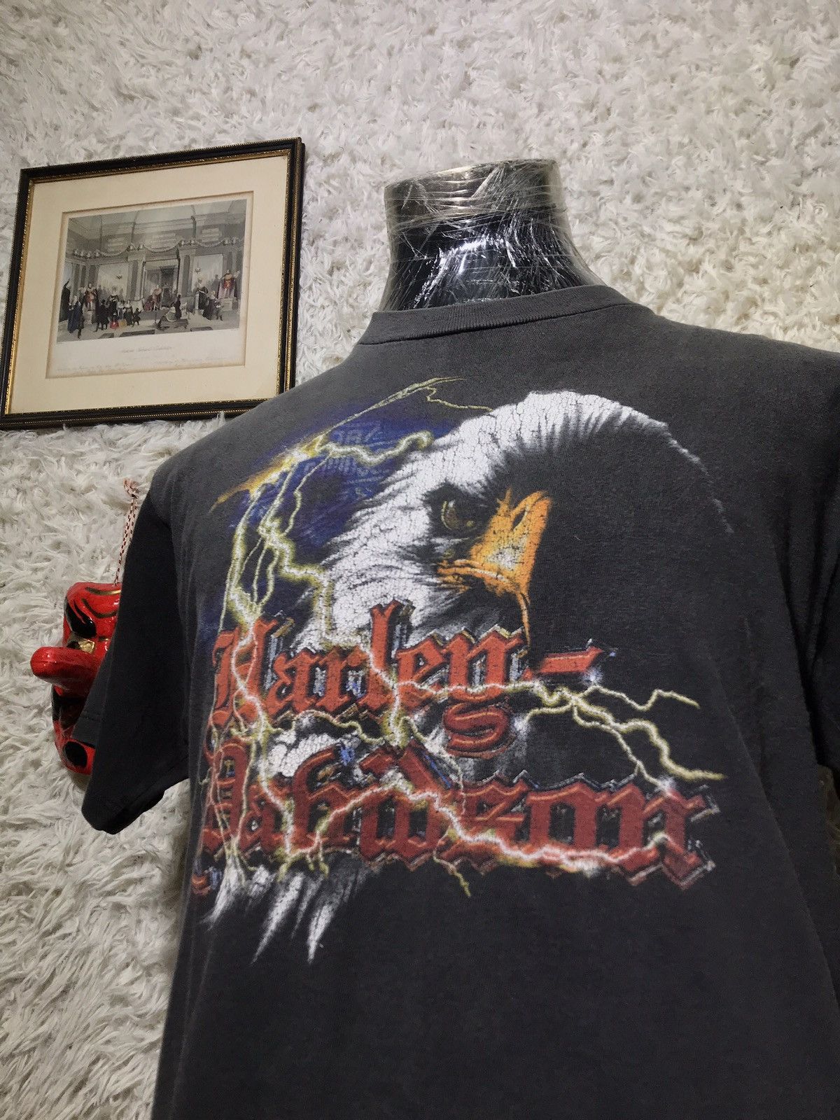 Vintage HD Harley Davidson eagle thunder