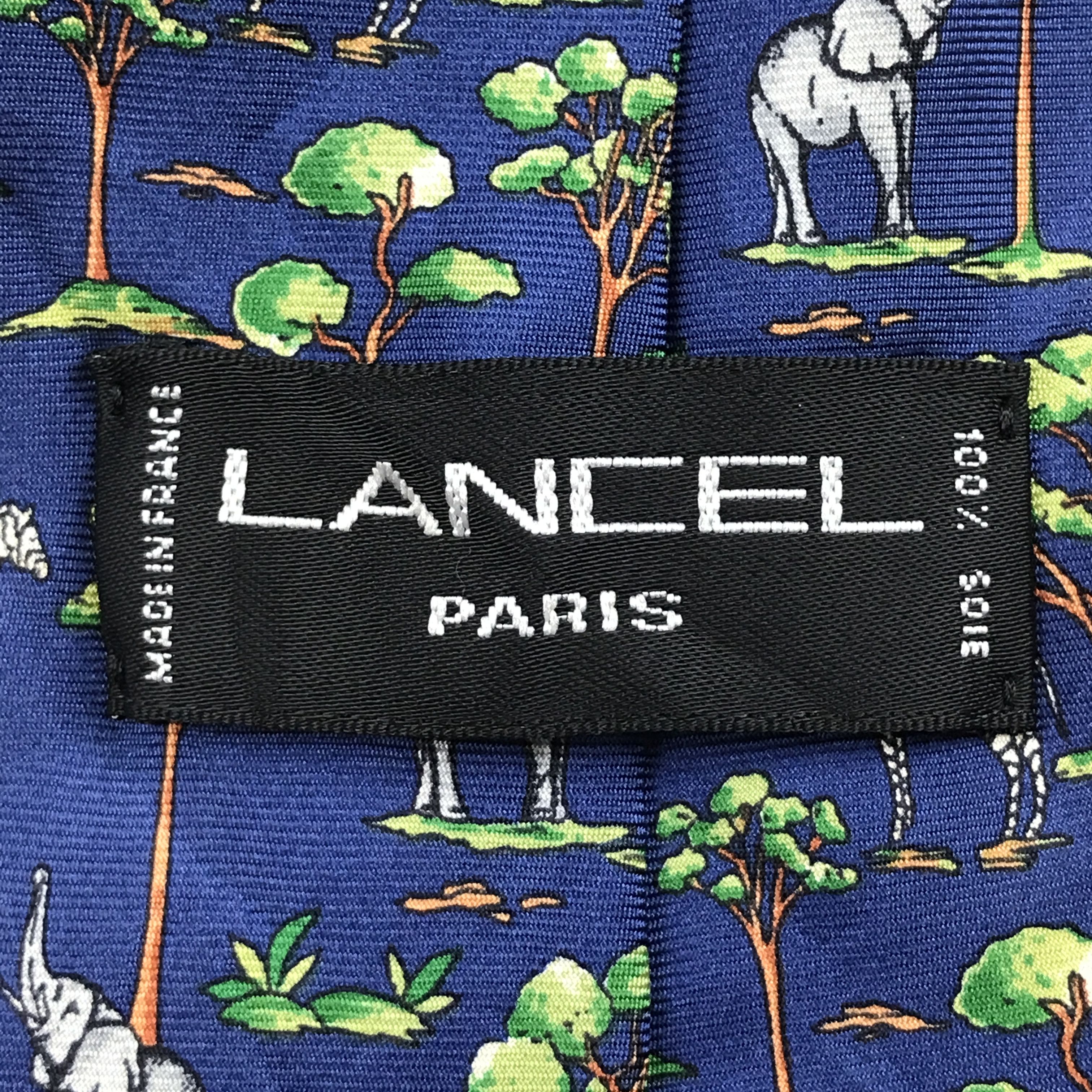 Designer × Lancel × Vintage Vintage Lancel Silk Necktie Size ONE SIZE - 7 Thumbnail