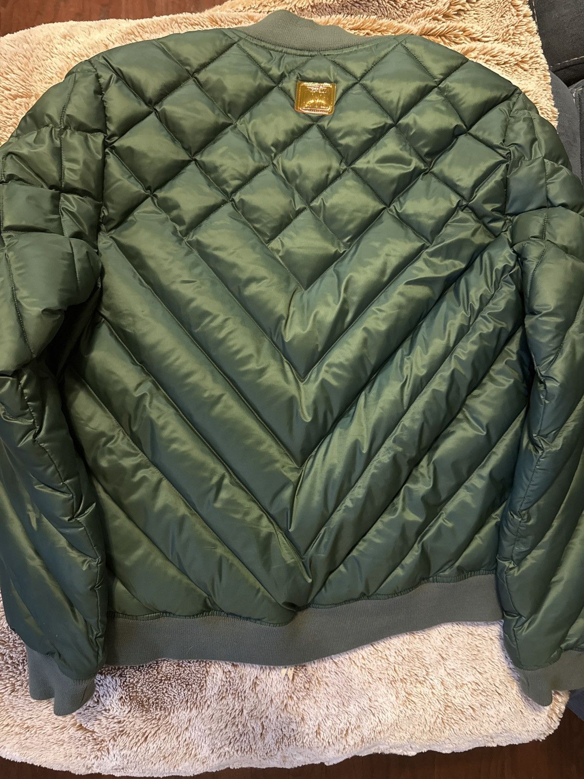 Lacoste Green Lacoste Quilted Bomber Size US L / EU 52-54 / 3 - 2 Thumbnail