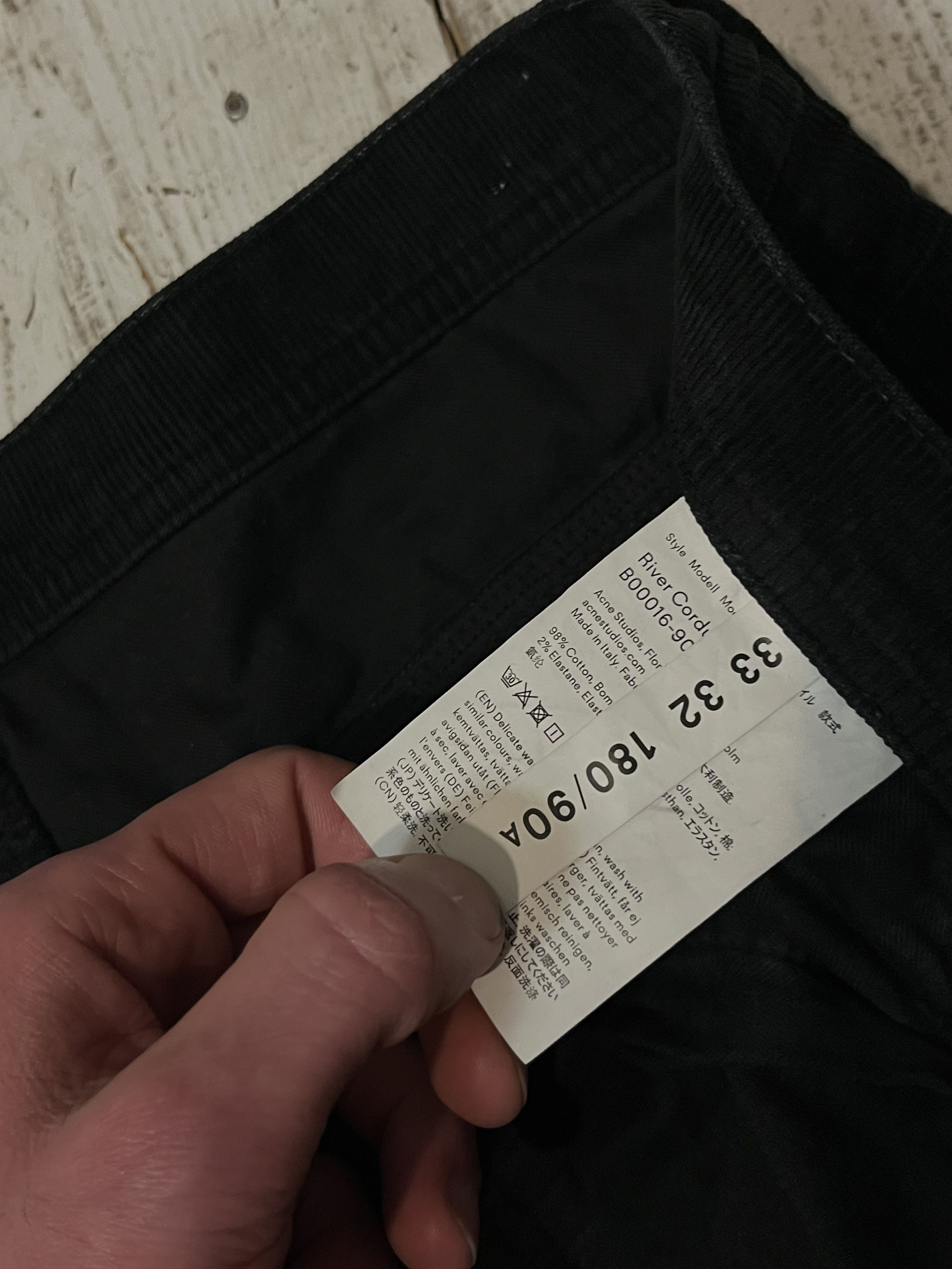 Acne Studios Acne Studios Bla Konst Corduroy River Pants Size 34" / US 12 / IT 48 - 6 Thumbnail