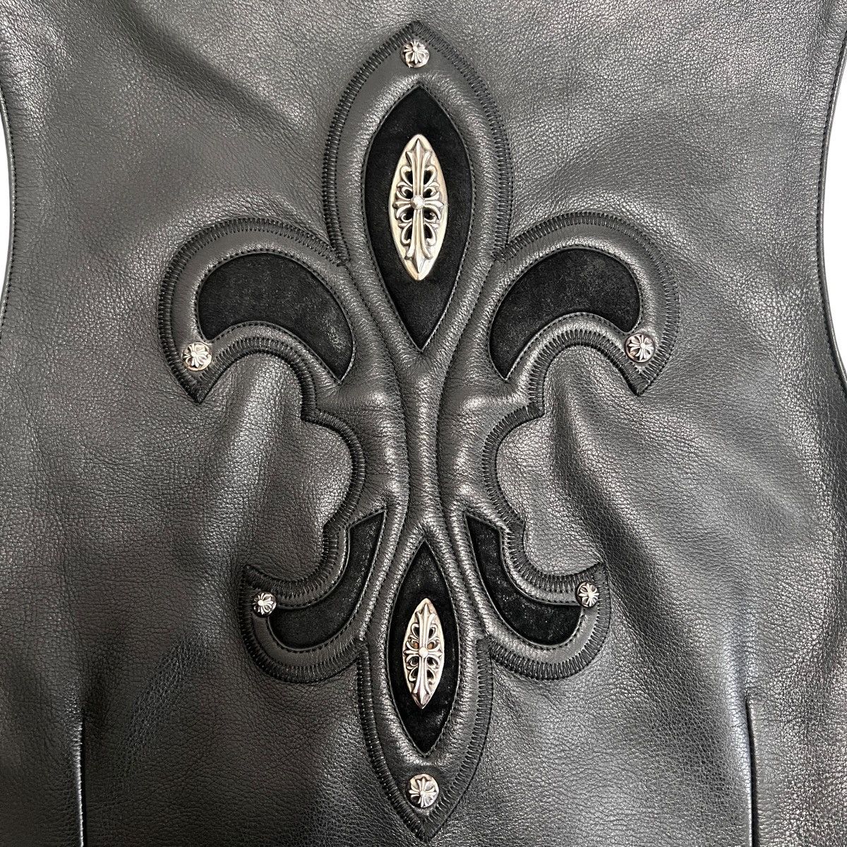 Chrome Hearts CHROME HEARTS Special Order Leather Vest XL Size US L / EU 52-54 / 3 - 7 Thumbnail