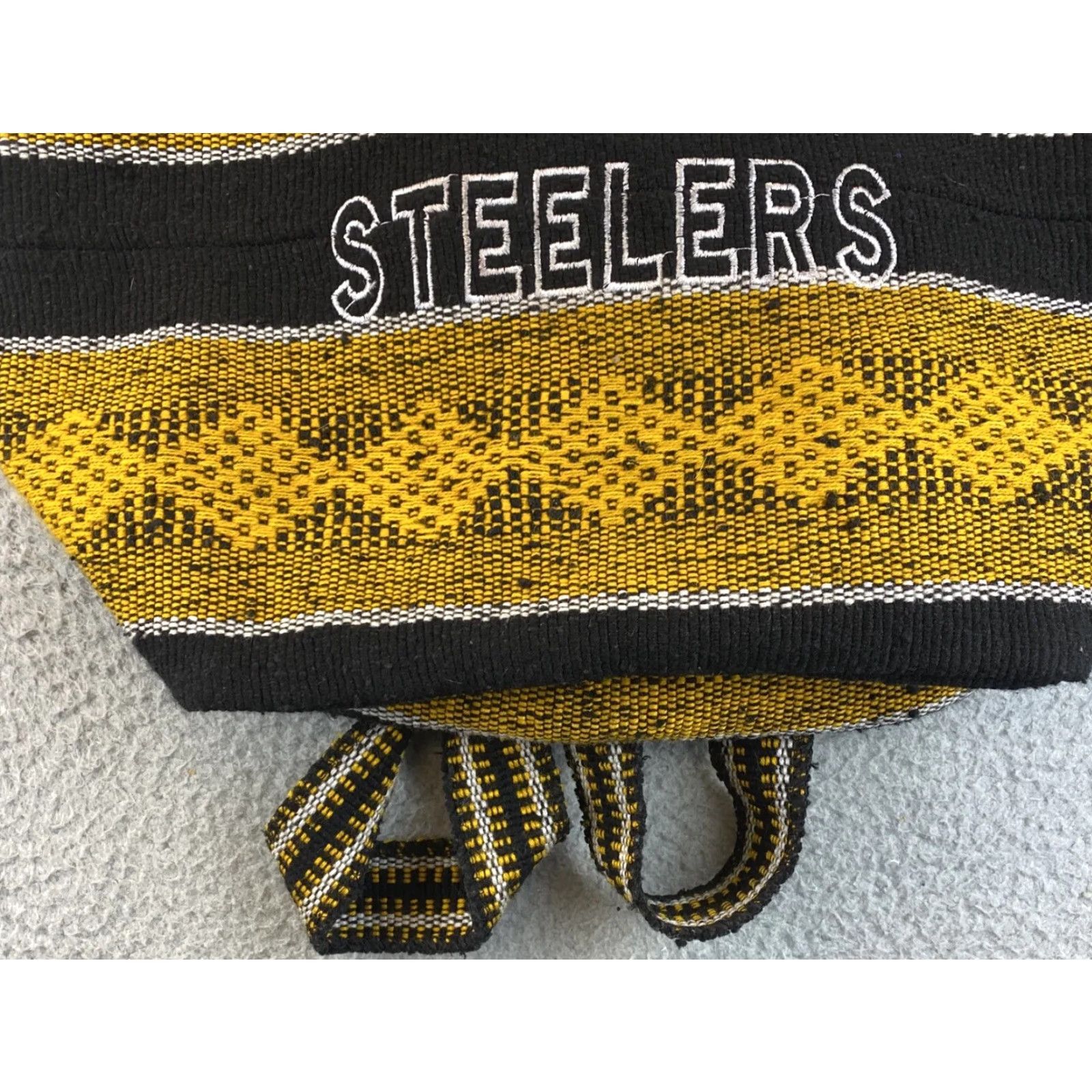 Vintage Pittsburgh Steelers Drawstring Backpack Sack Tote Bag Beach Sport Daypack/ 85-49 85-49 Size ONE SIZE - 3 Thumbnail