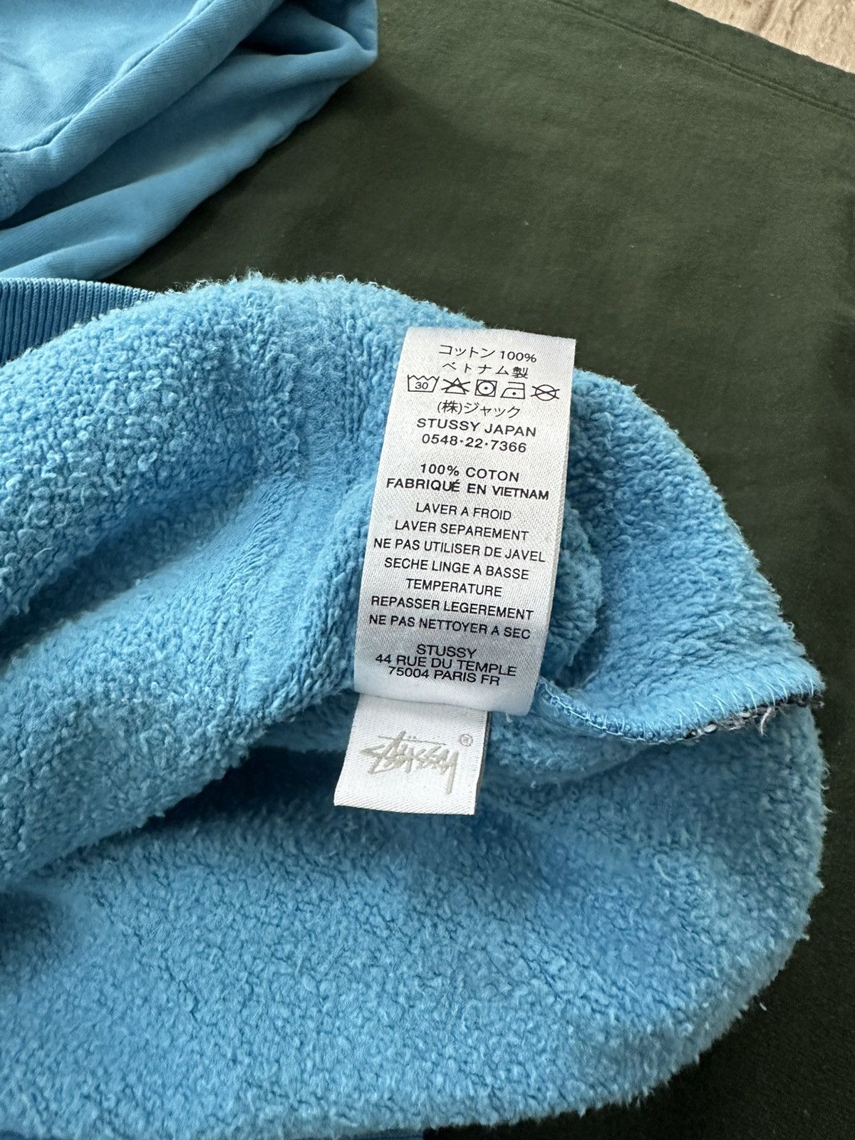 Stussy PIGMENT DYED FLEECE HOODIE Size US S / EU 44-46 / 1 - 7 Thumbnail
