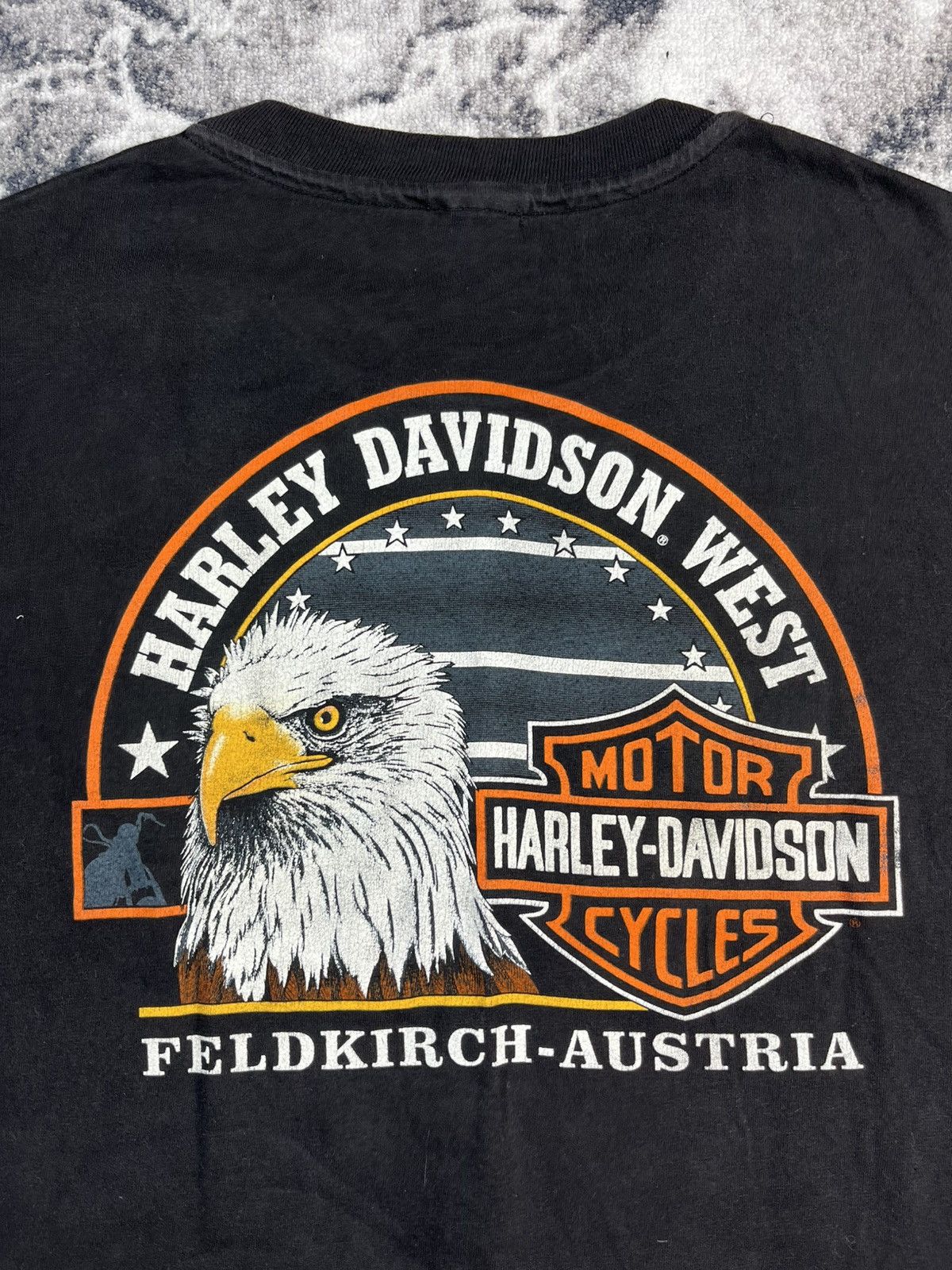 Harley Davidson Vintage 1995 Harley Davidson Elk Nature Graphic Tee Size US XL / EU 56 / 4 - 10 Thumbnail