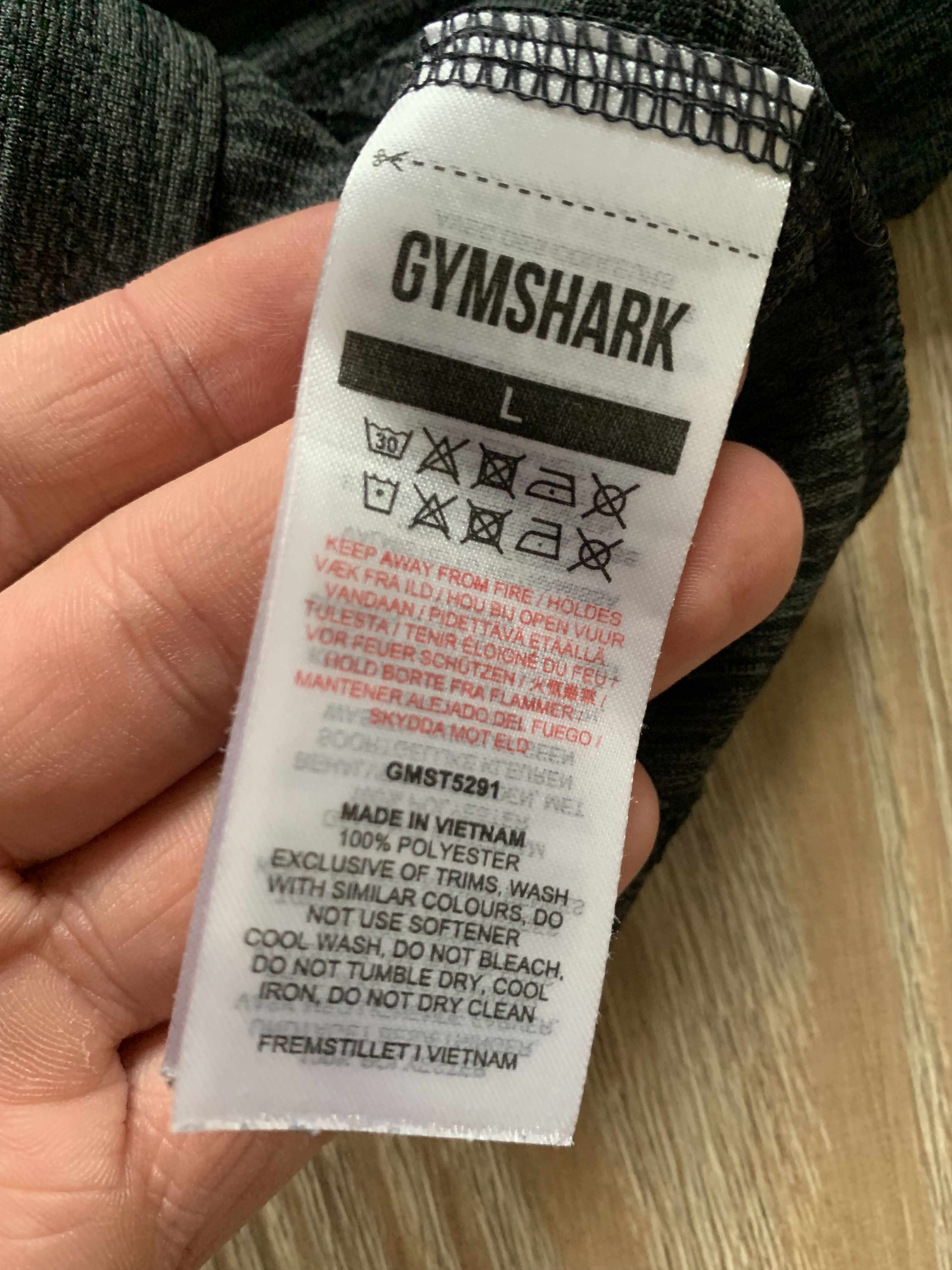Gymshark Gymshark Grey Training T Shirt Size US L / EU 52-54 / 3 - 6 Thumbnail