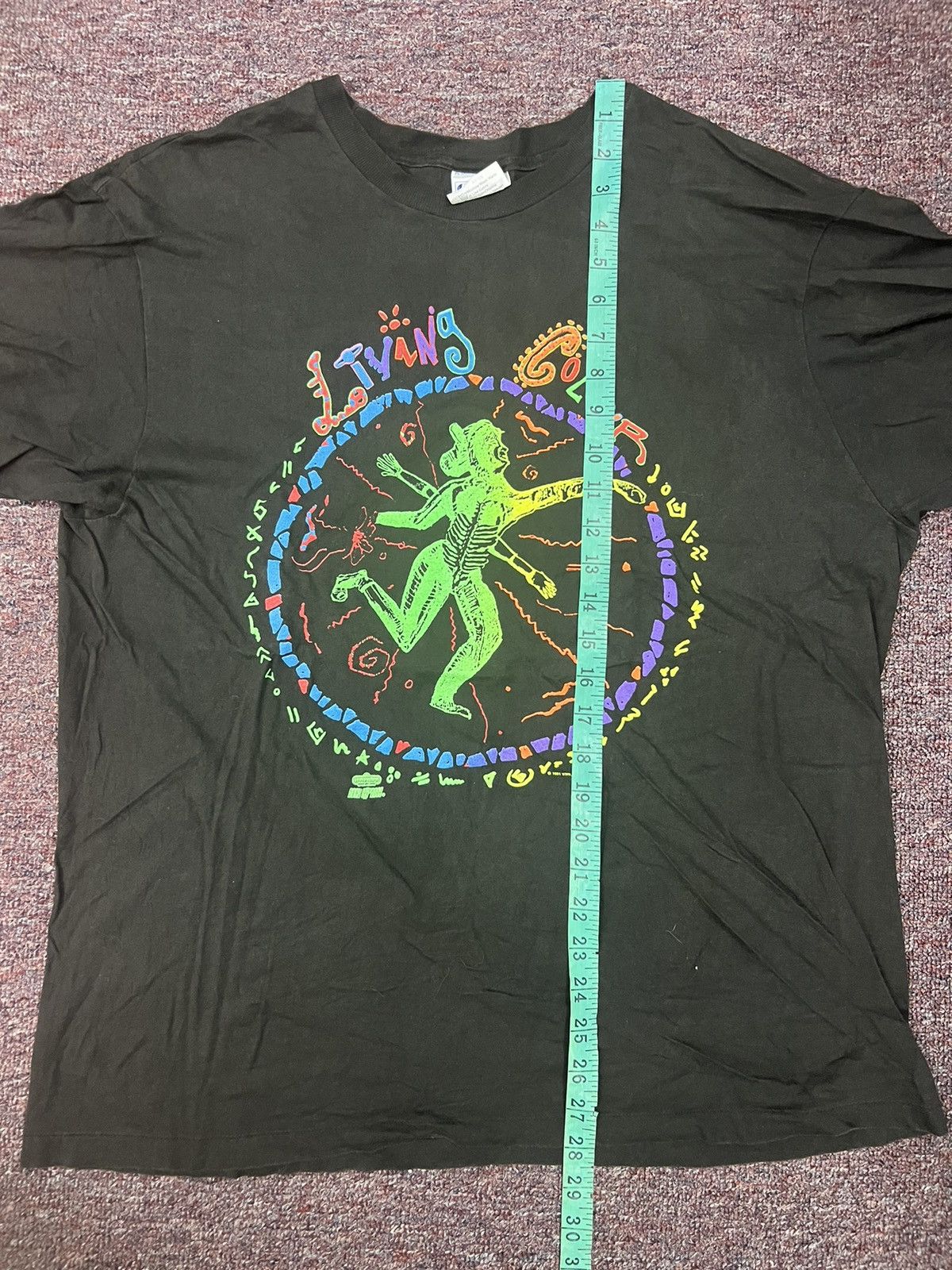 Vintage LIVING COLOUR 90s Size US XL / EU 56 / 4 - 2 Thumbnail