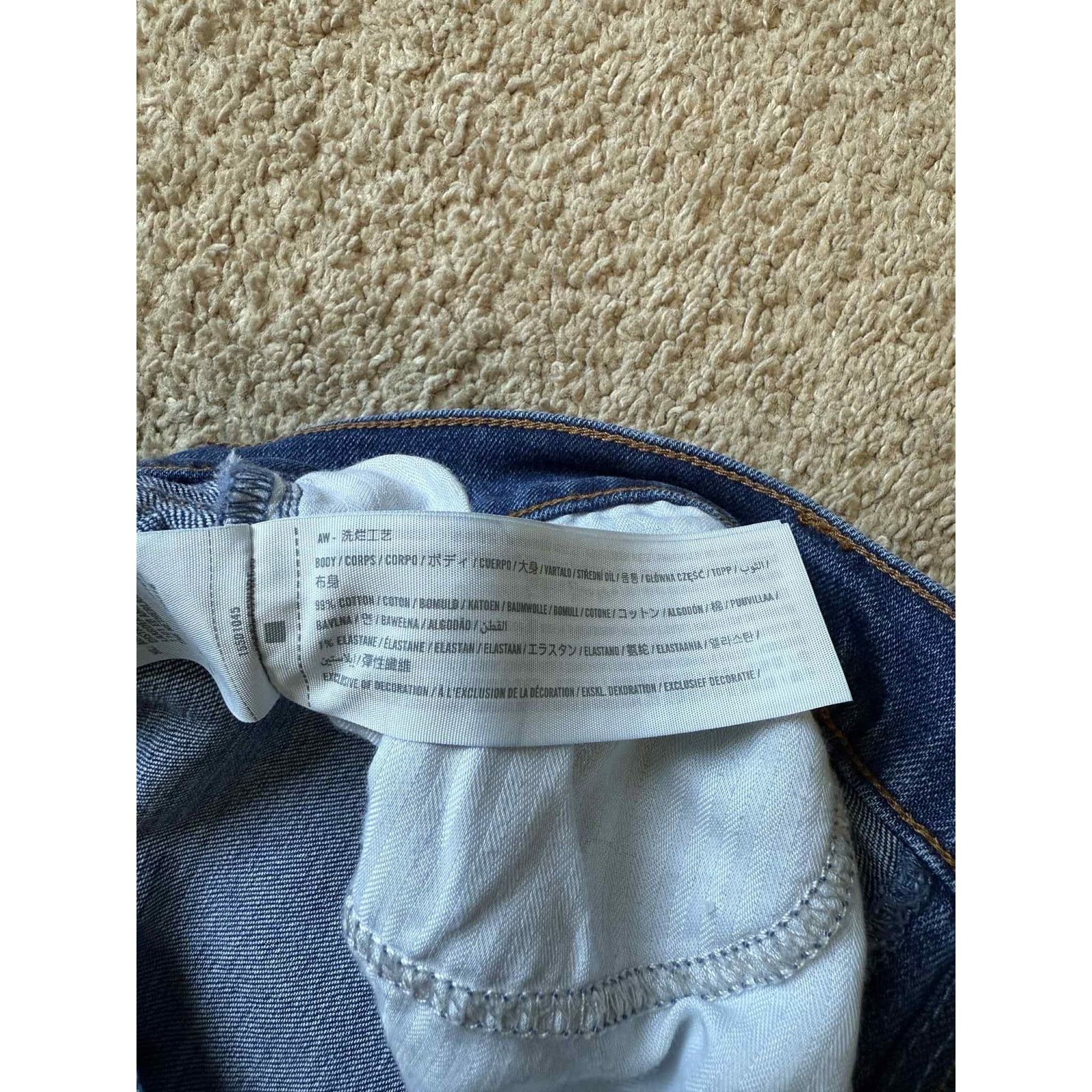 Abercrombie & Fitch Abercrombie & Fitch 90's High Rise Slim Straight Jeans 10/30 Size 32" / US 10 / IT 46 - 7 Thumbnail
