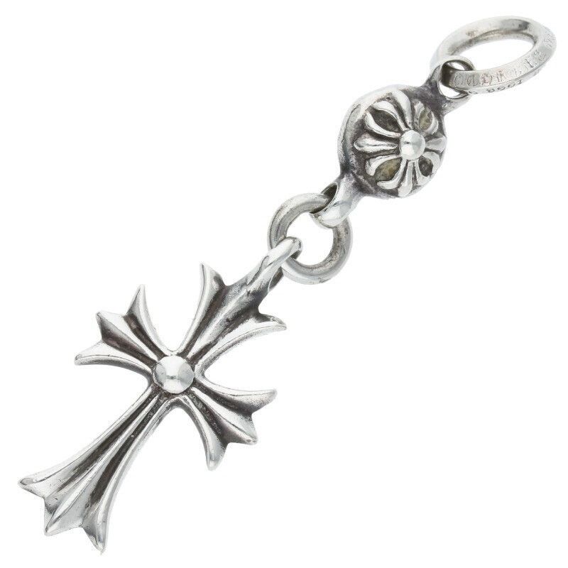 Chrome Hearts Chrome Hearts Tiny Cross Charm Silver Necklace Size ONE SIZE - 1 Thumbnail