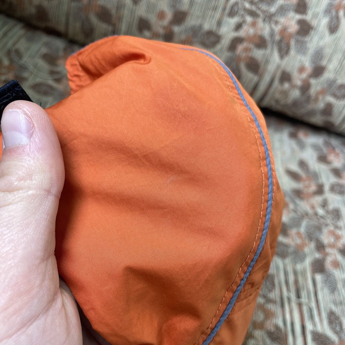 Nike Vintage Nike Nylon 5 Panel Cap Hat Orange Mens One Size Size ONE SIZE - 13 Thumbnail