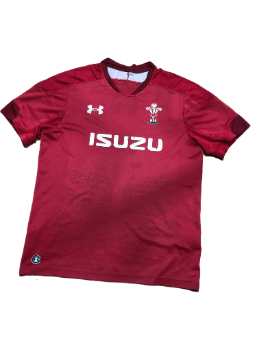 Under Armour Vintage UNDER ARMOUR Wales Home 2019 Shirt Rugby Jersey Size US XL / EU 56 / 4 - 1 Thumbnail