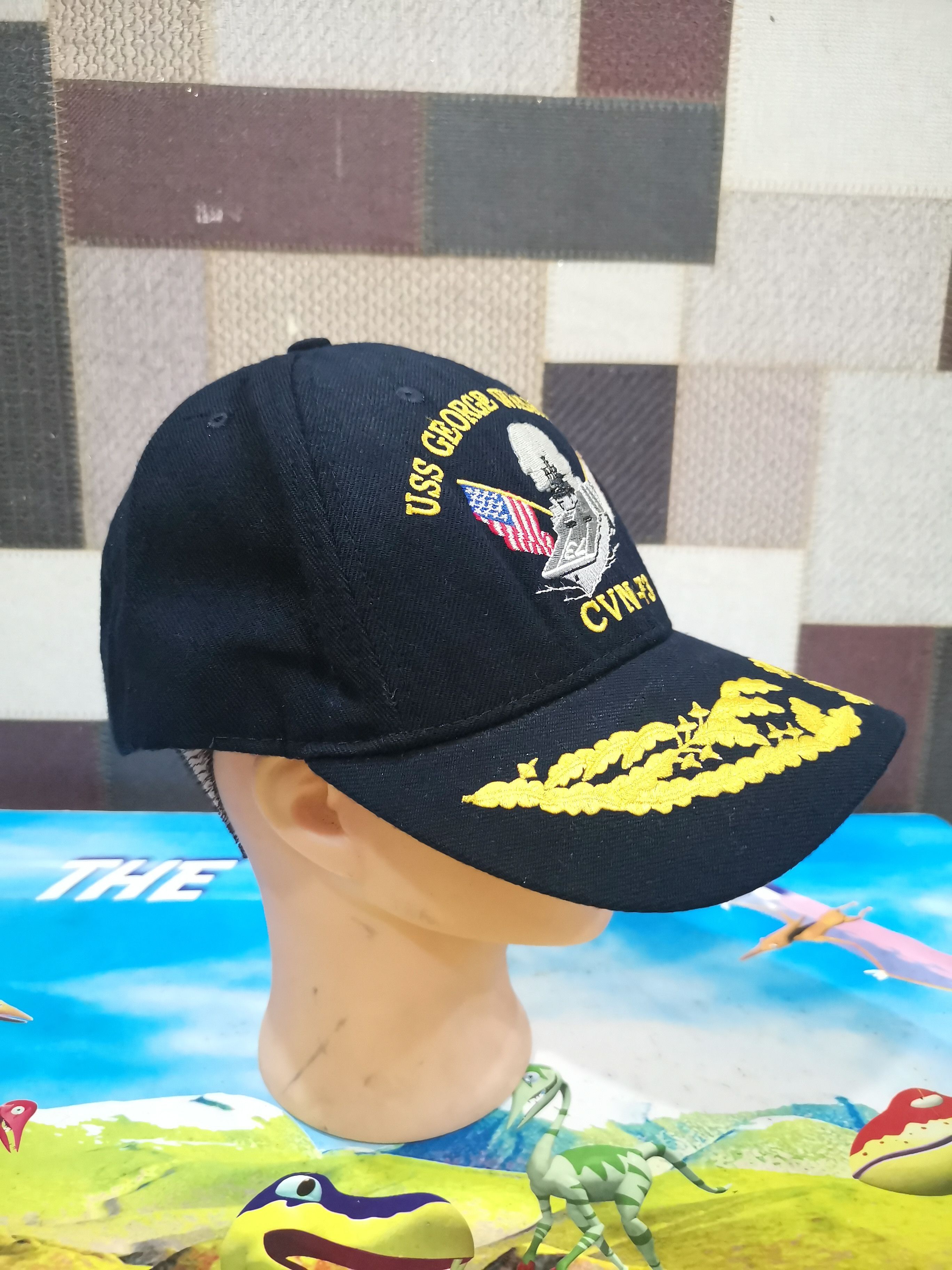 Vintage Vintage USS GEORGE WASHINGTON CVN-73 Hats Size ONE SIZE - 3 Thumbnail