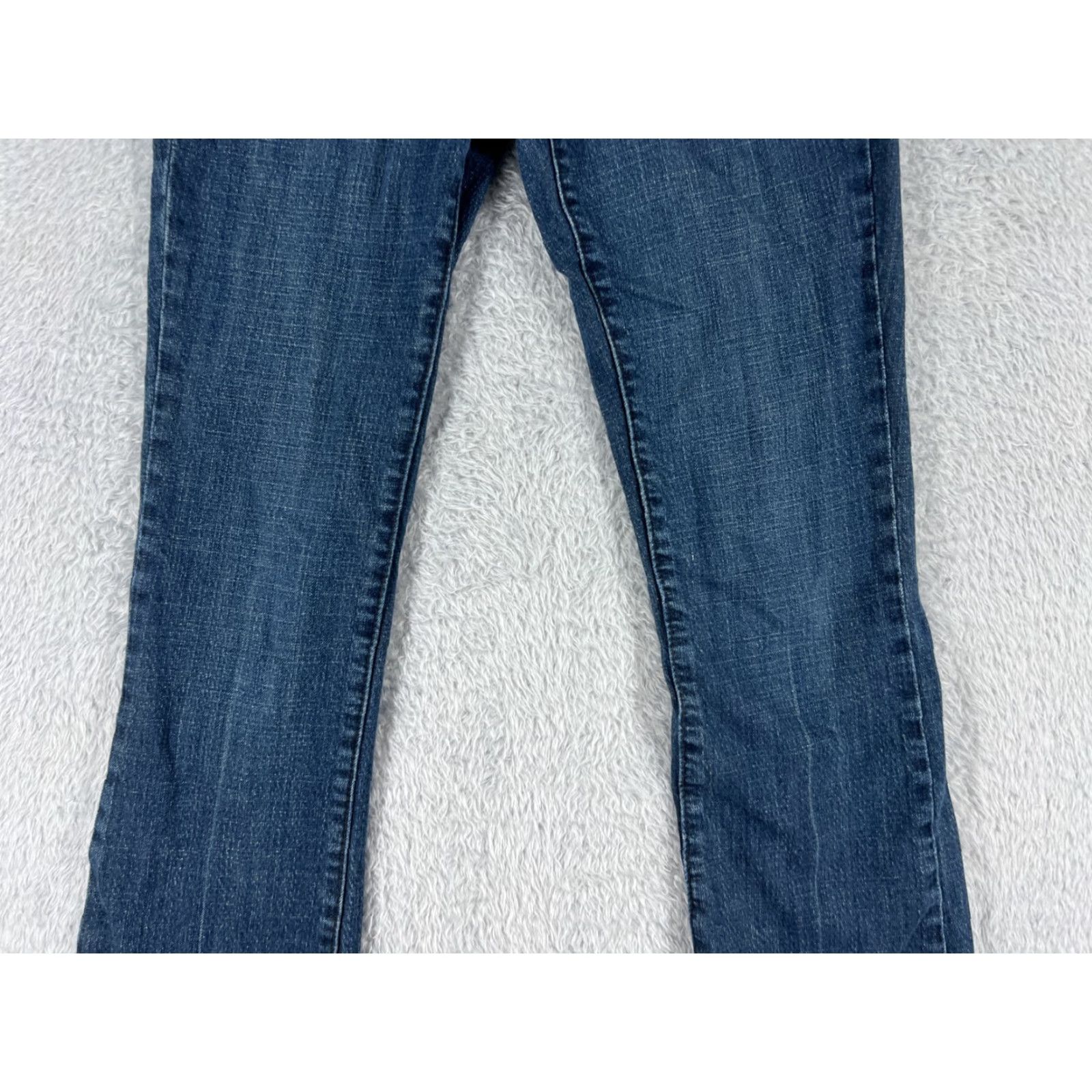 Denime VINTAGE Sussan Jeans 8 Blue Denim Bootcut Skinny Low Rise Cotton 26x30 30 in 5-Pocket Design Embroidered Stretch Regular Womens Size 30" / US 8 / IT 44 - 3 Thumbnail