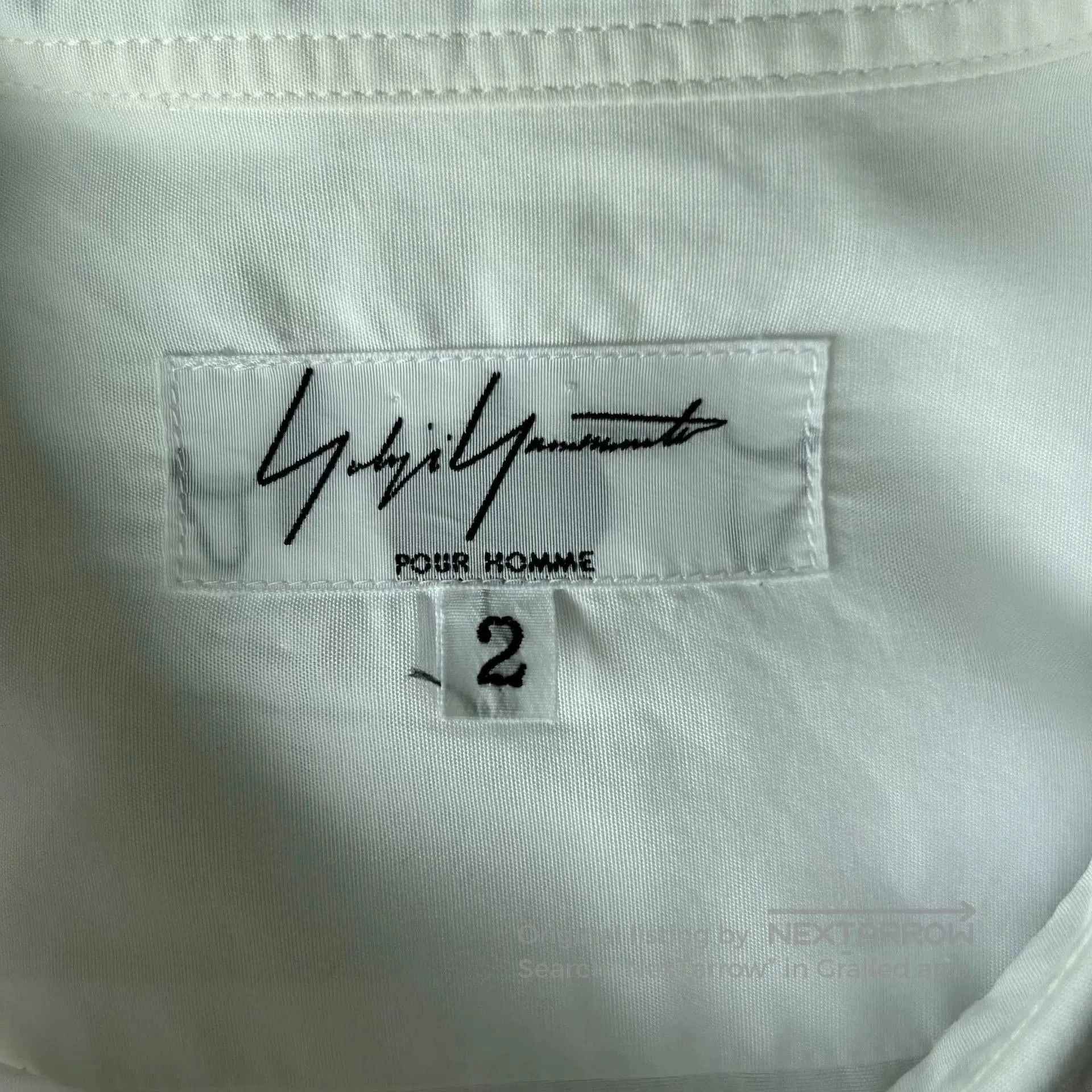 Yohji Yamamoto Yohji Yamamoto White Dress Shirt. Size US M / EU 48-50 / 2 - 5 Thumbnail