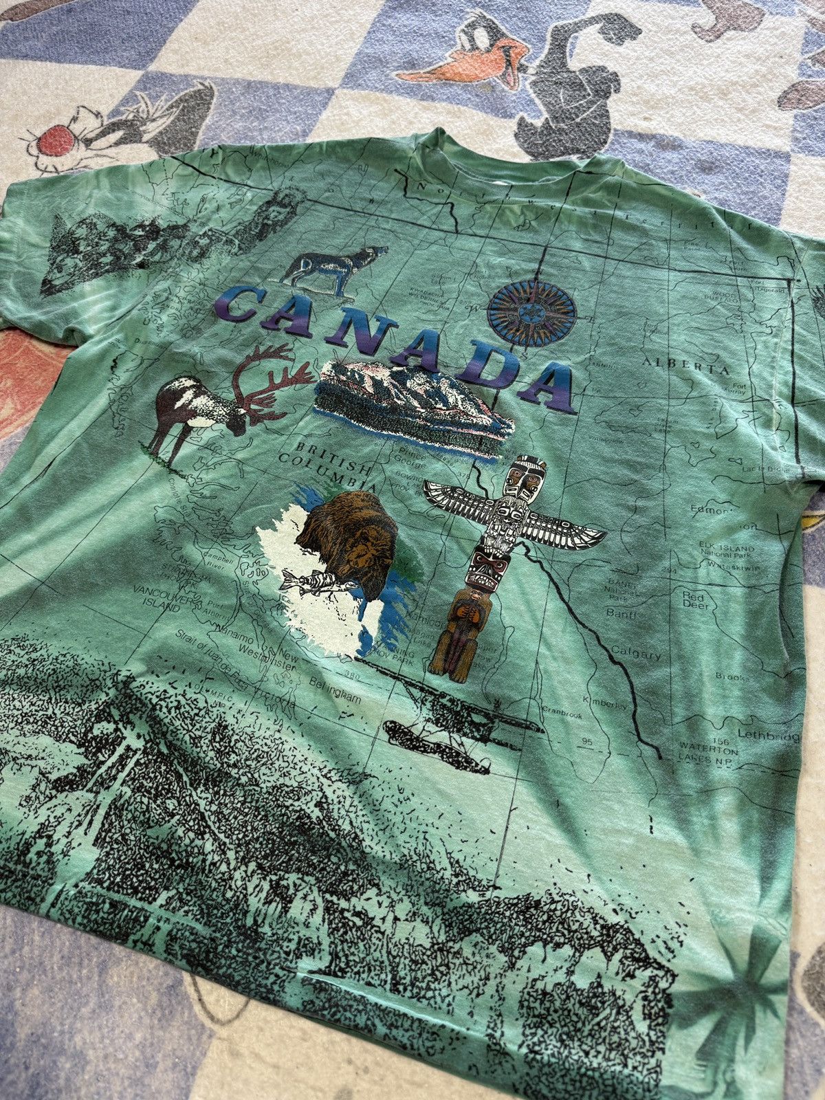 Vintage Vintage canada aop tee Size US L / EU 52-54 / 3 - 2 Thumbnail