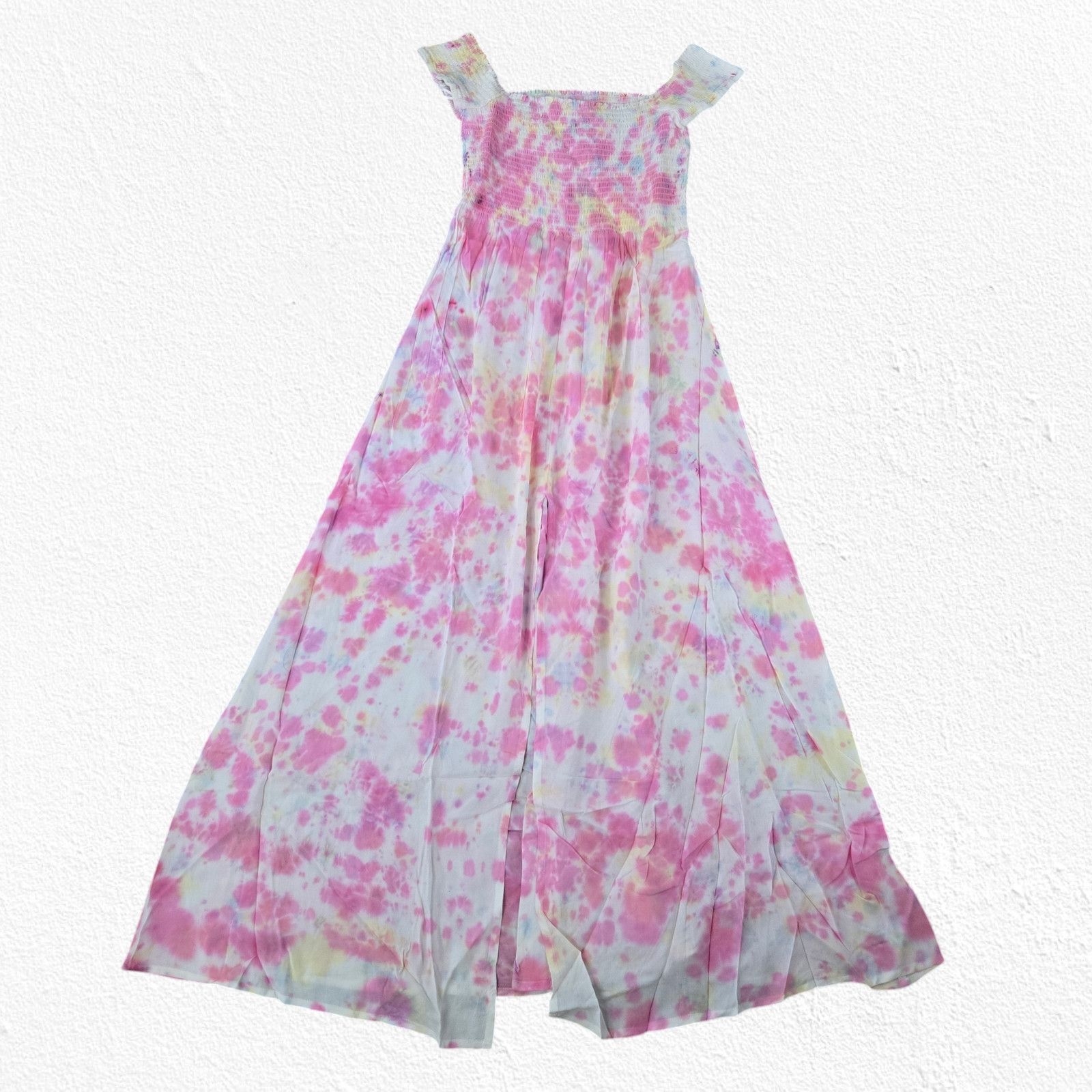 Other Pink White Tie Dye Off the Shoulder Dress Size Medium Size M / US 6-8 / IT 42-44 - 13 Thumbnail