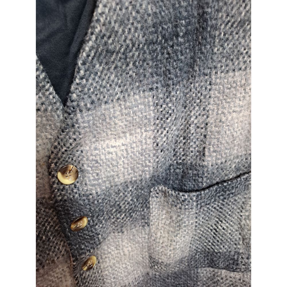 Other Paragraff Wool Blend Plaid Vest Classic Materials Pockets XL Size US XL / EU 56 / 4 - 3 Thumbnail