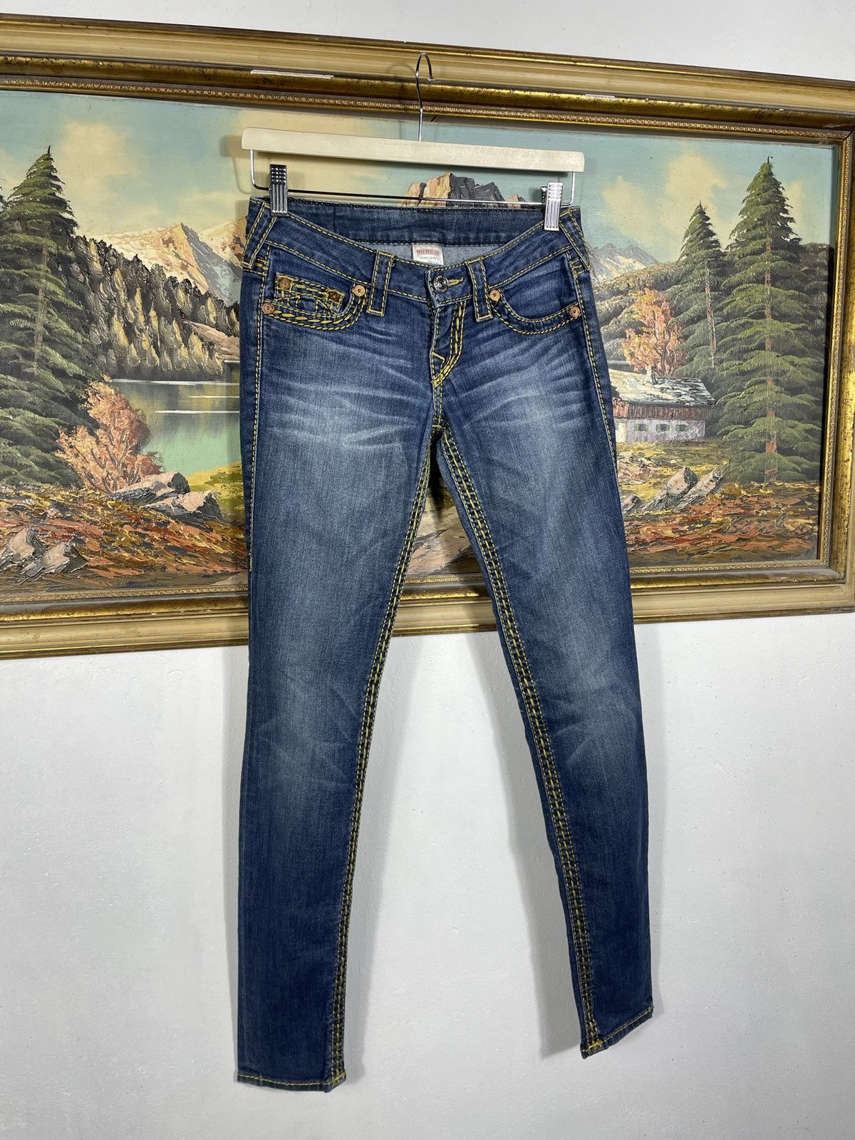 True Religion × Vintage True Religion Vintage Y2k Denim Jeans Trousers Pants Swag Size 25" / US 0 / IT 36 - 4 Thumbnail