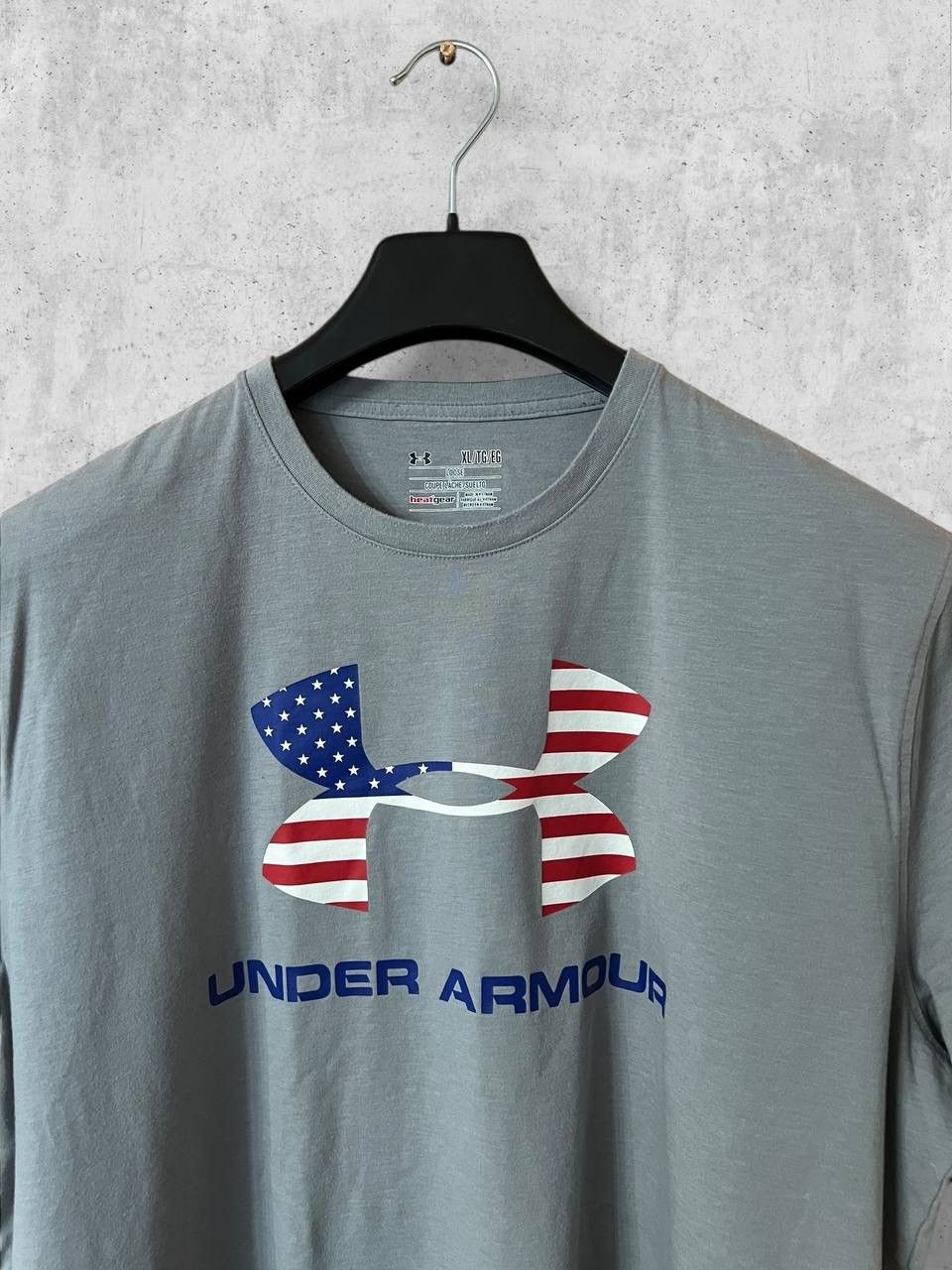 Under Armour Under Armour USA flag logo heatgear t shirt tee Size US XL / EU 56 / 4 - 2 Thumbnail