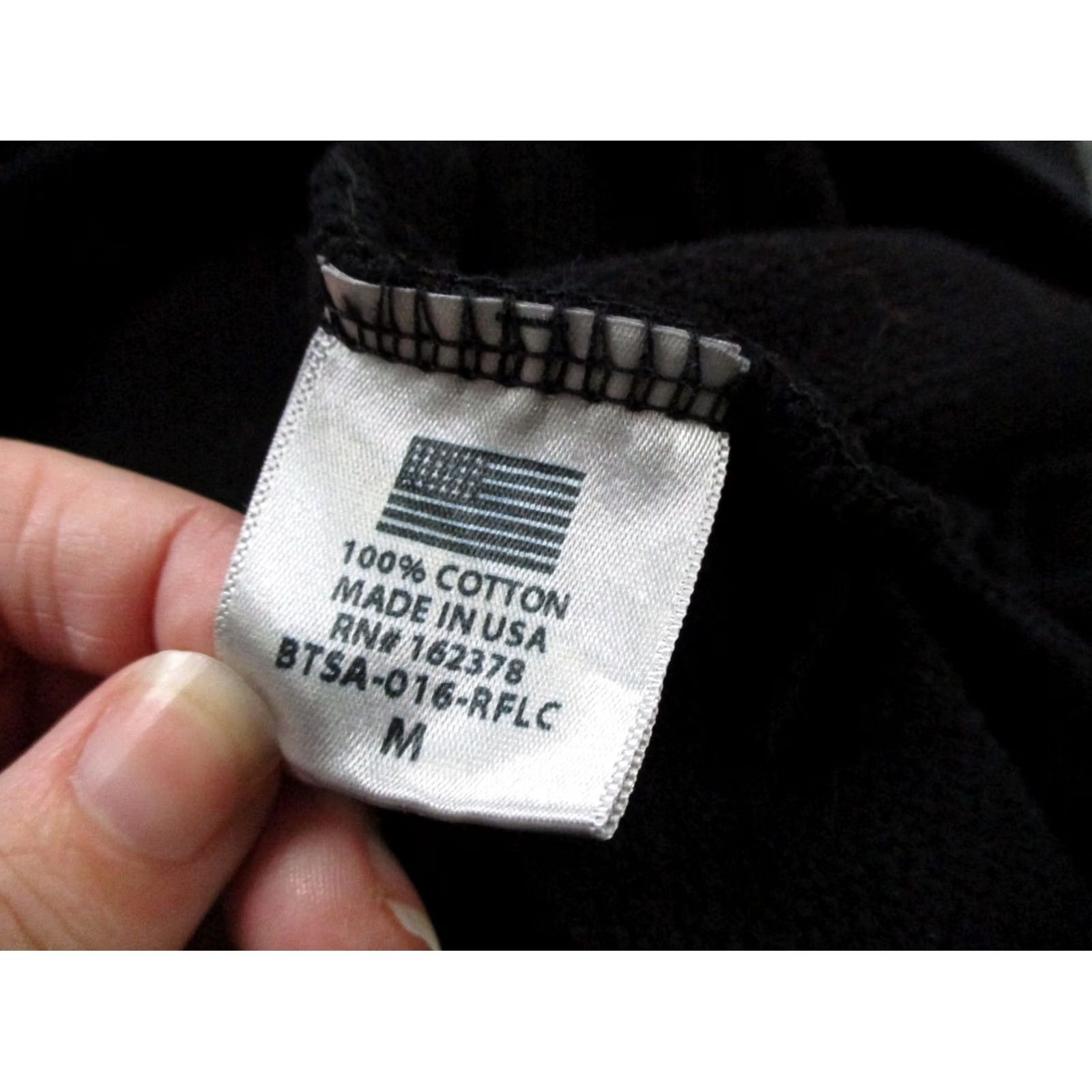 Vintage Republic Records Sweatshirt Mens M Black Pullover Logo Athletic Knit Cotton Vintage Size US M / EU 48-50 / 2 - 6 Thumbnail