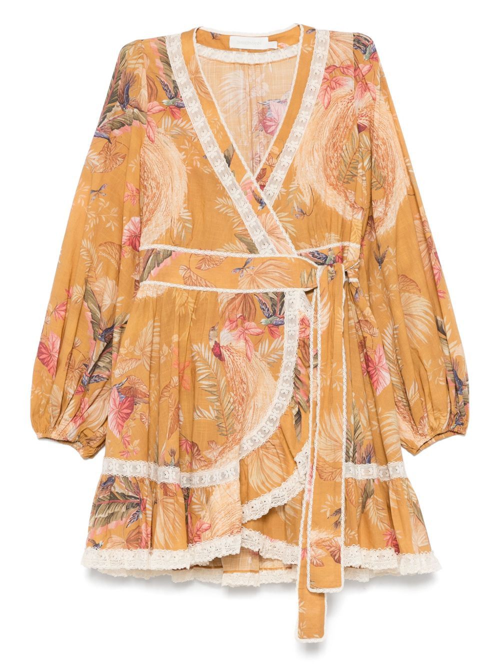 ワンピース ZIMMERMANN ASCENSION COTTON MINI DRESS ZIMMERMANN Ascension hooded printed cotton mini dress | NET