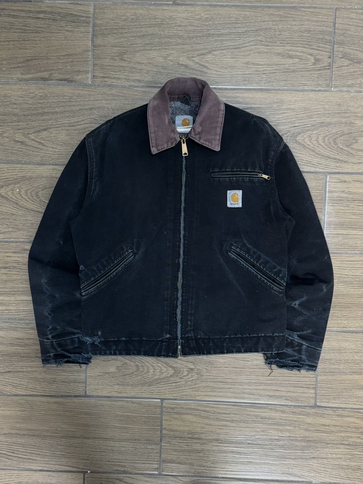 Carhartt Carhartt Detroit Jacket J01 BLK Big Logo Size US S / EU 44-46 / 1 - 2 Thumbnail