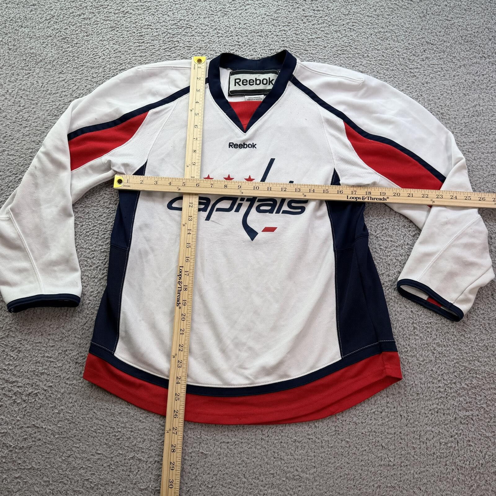 Reebok Vintage Reebok Springfield Capitals Hockey Jersey Youth XL Size ONE SIZE - 3 Thumbnail