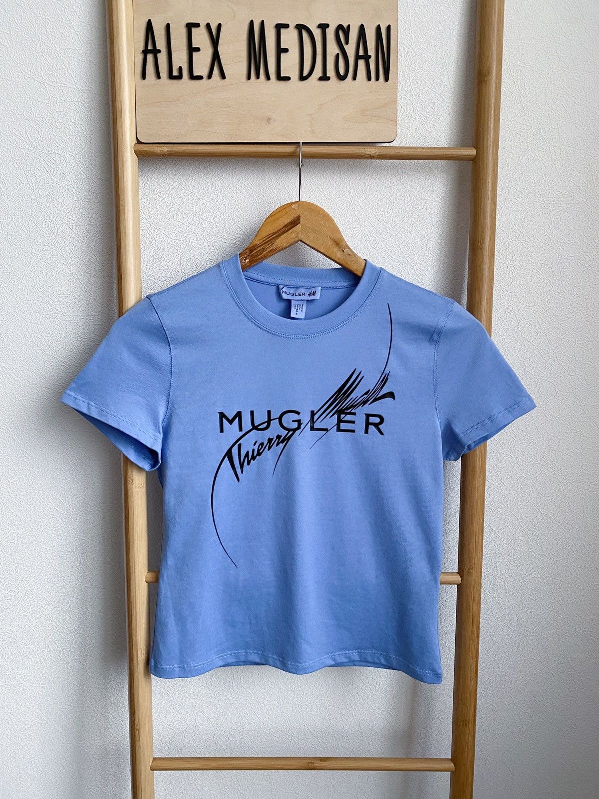 H&M × Mugler × Thierry Mugler Mugler x H&M Printed Fitted T-Shirt Size L Size L / US 10 / IT 46 - 1 Thumbnail