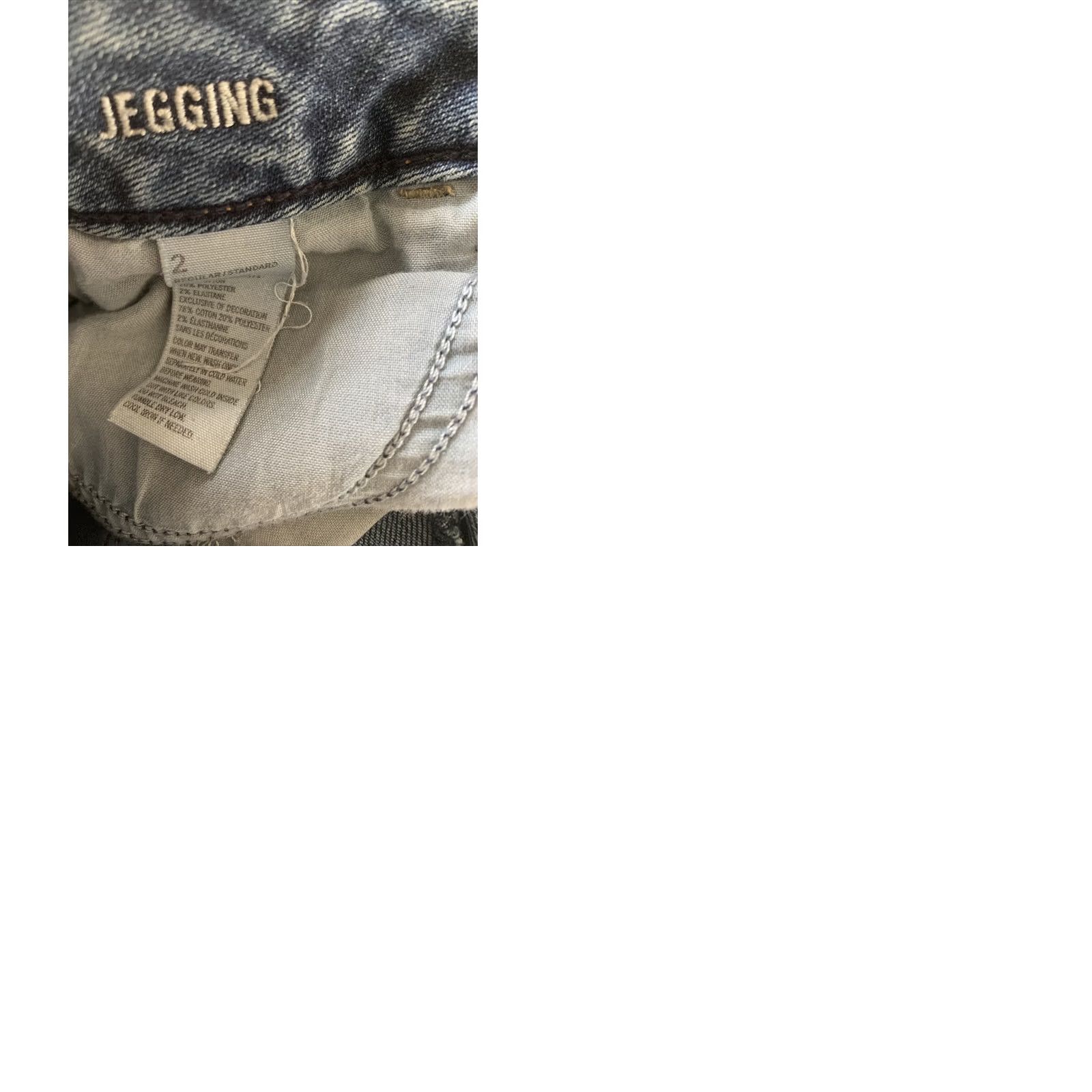 American Eagle Outfitters American Eagle Outfitters Jegging Jeans Slim Distressed Blue Size 2 Womens Regular Denim Shirt No N/A Size 26" / US 2 / IT 38 - 9 Thumbnail