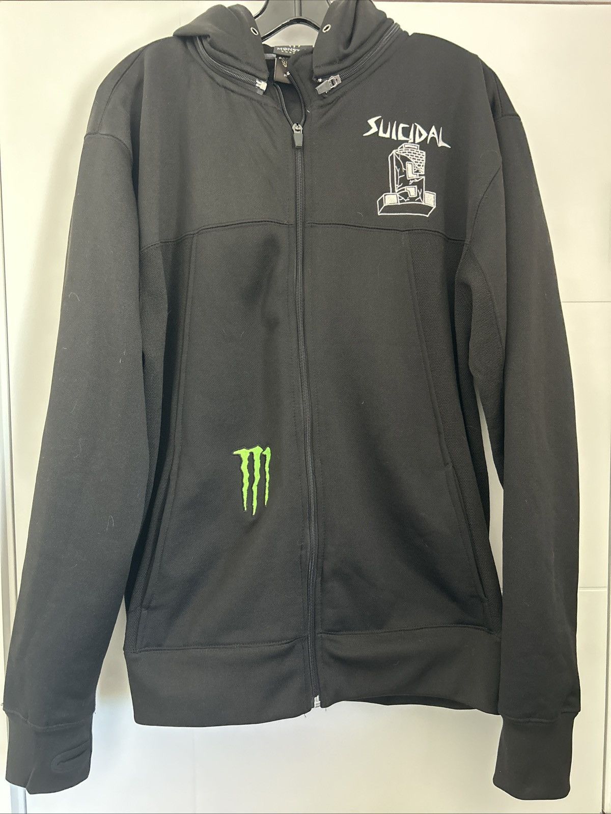 Vintage Suicidal Tendencies Zip Up Removable Hoodie Jacket Medium Size US M / EU 48-50 / 2 - 1 Thumbnail