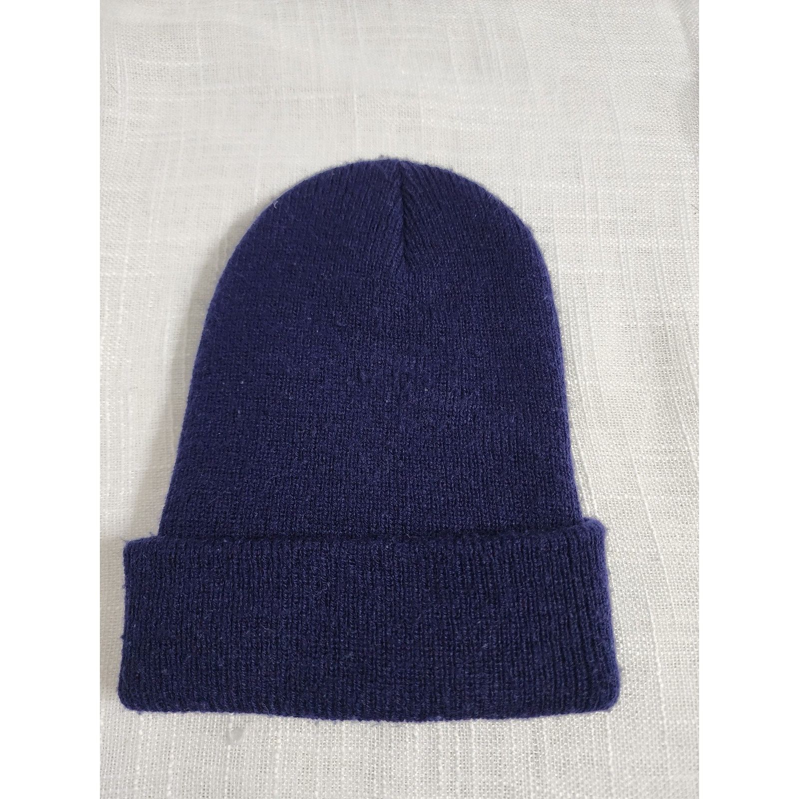 Carhartt Carhartt Knit Beanie Navy infant/toddler Solid Pattern Size ONE SIZE - 2 Thumbnail