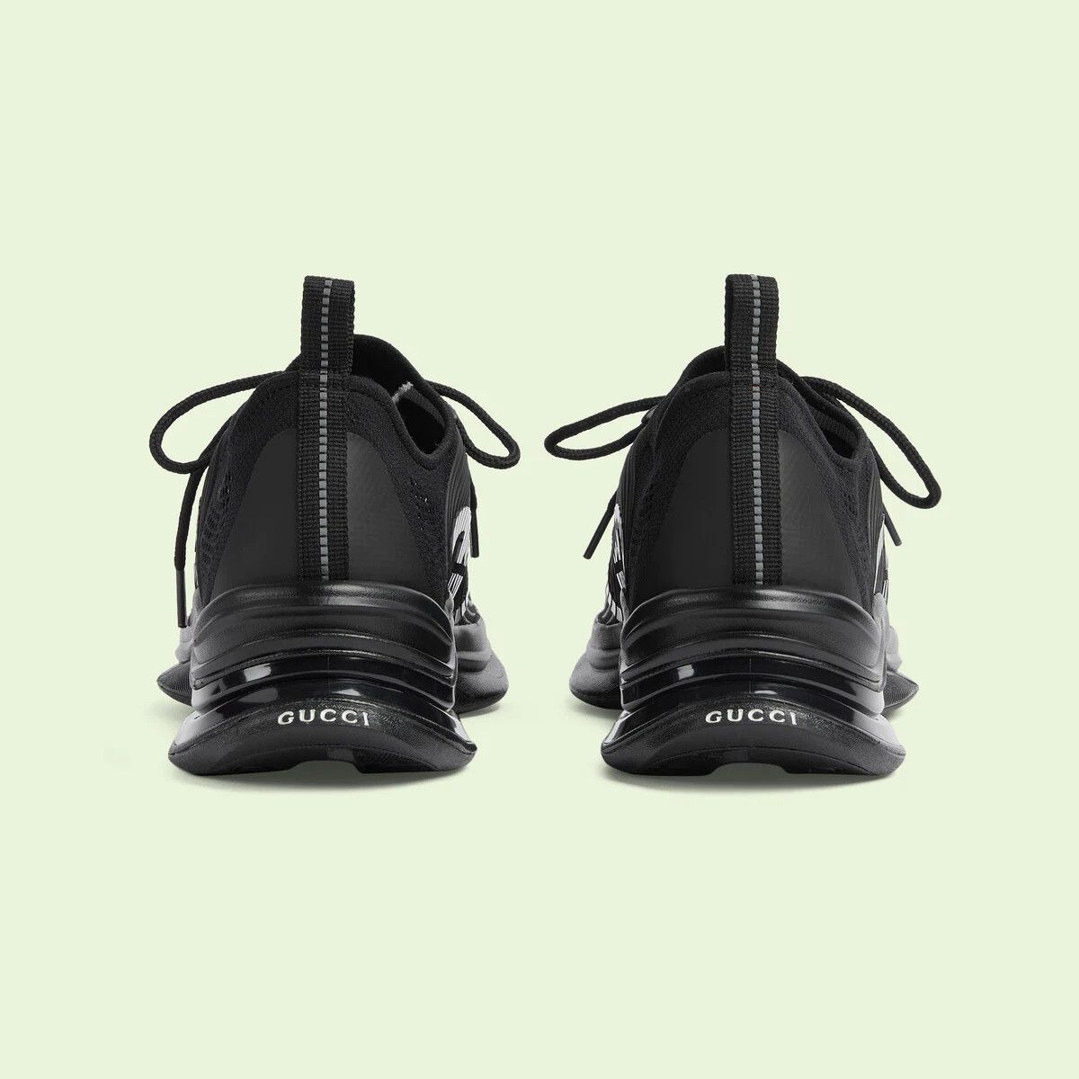 Gucci o1s1wg110125 Run Sneakers in Black Size US 6.5 / EU 39-40 - 4 Thumbnail