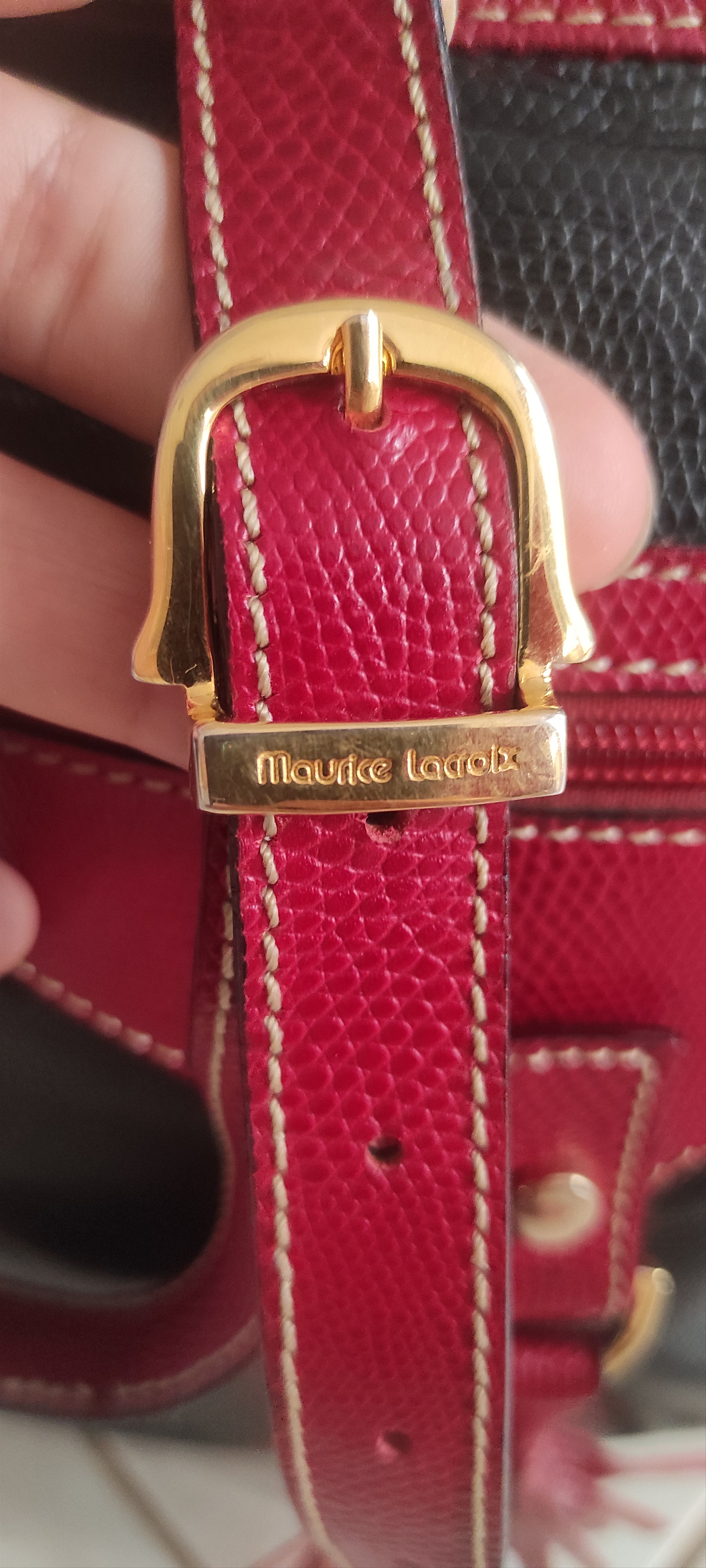 Maurice Lacroix Maurice Lacroix Swiss Designer Leather Shoulder Bag Size ONE SIZE - 6 Thumbnail