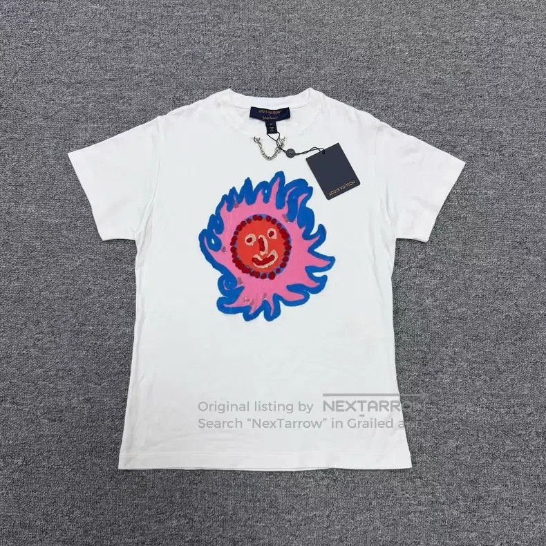 Louis Vuitton Louis Vuitton Yayoi Kusama Co-Branded White Cartoon Sun Pa Size US M / EU 48-50 / 2 - 1 Thumbnail
