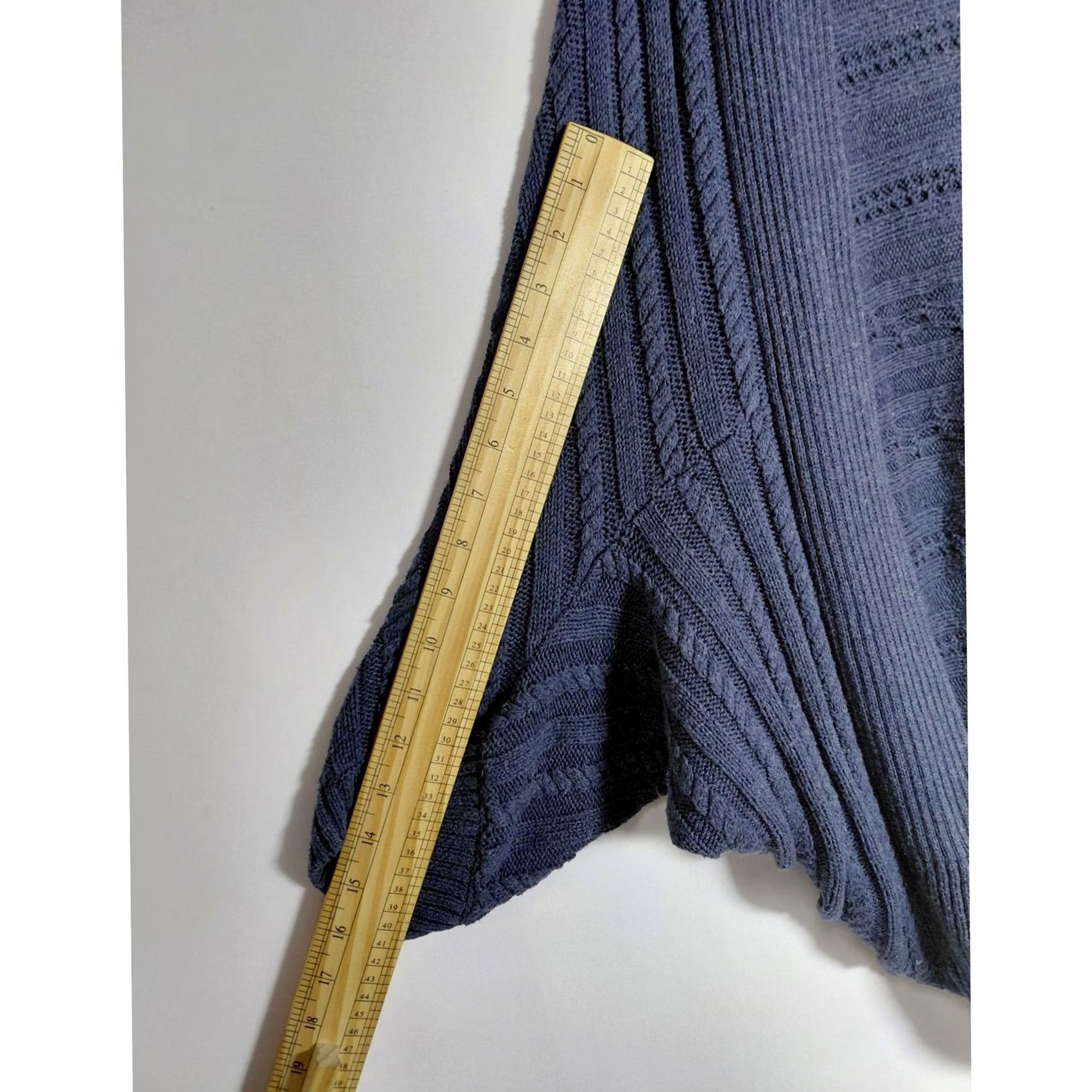 Banana Republic BANANA REPUBLIC Cardigan Adult M Blue Cotton Wool Blend Knit Long Sleeve Solid Casual Travel Size M / US 6-8 / IT 42-44 - 6 Thumbnail