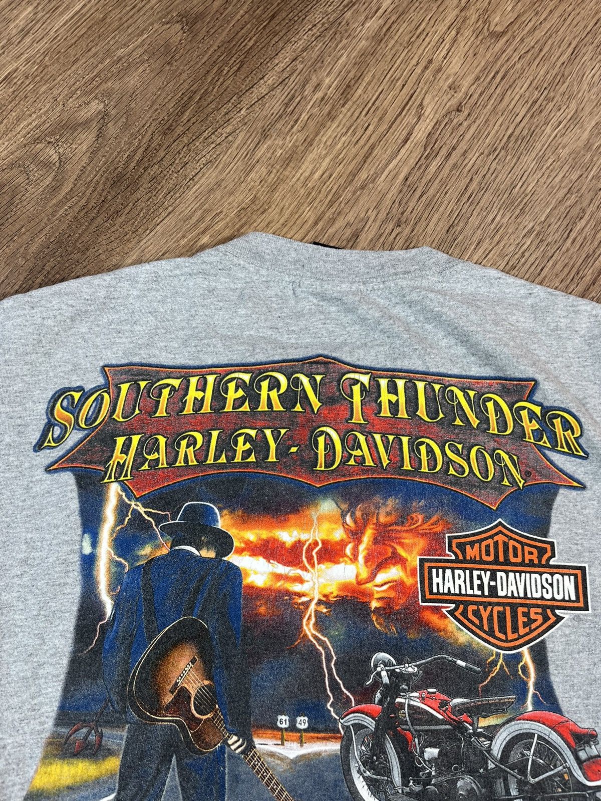 Harley Davidson × Vintage Harley Davidson Southern Trunder Southaven Mississippi Size US XXL / EU 58 / 5 - 11 Thumbnail