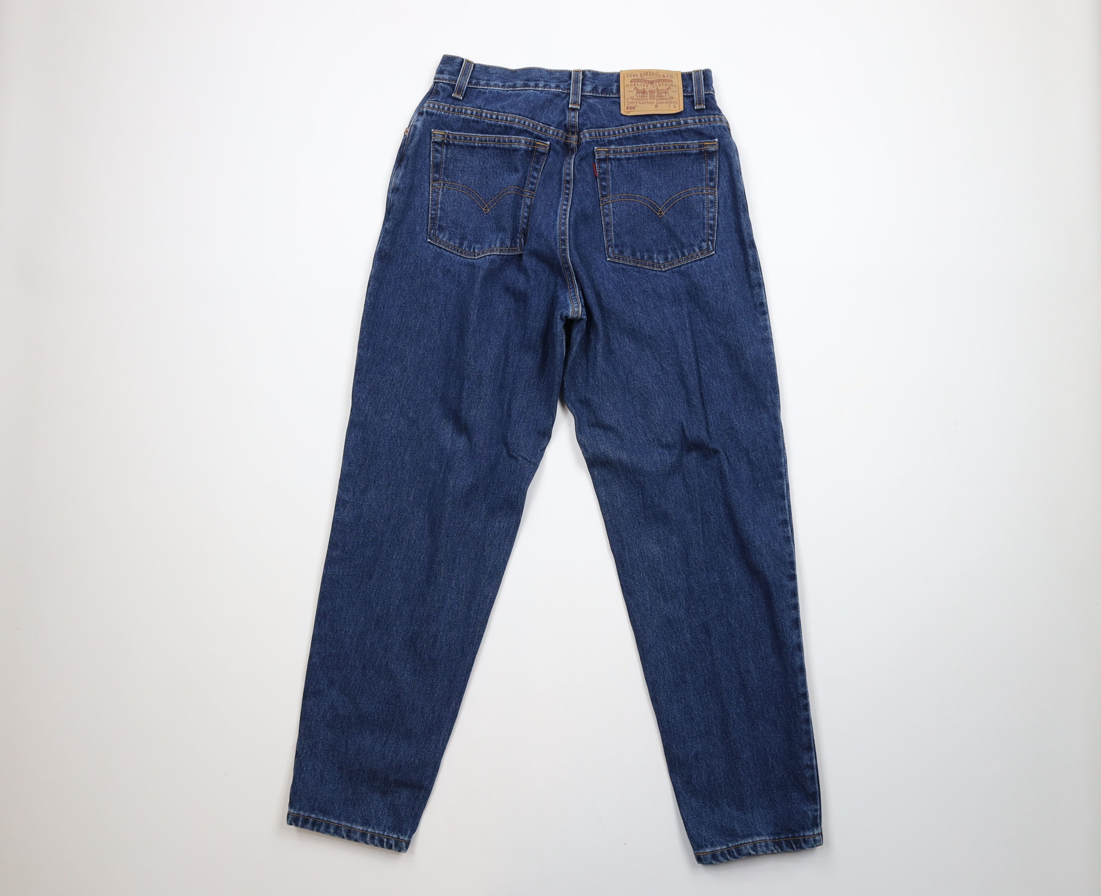 Levi's × Vintage Vintage 90s Levis 550 Fit Tapered Leg Denim Jeans USA Size 34" / US 12 / IT 48 - 9 Thumbnail