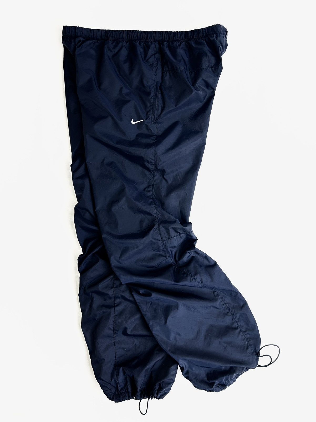 Nike × Vintage Vintage Nike Nylon Women’s Track Pants Y2k Navy Size 34" / US 12 / IT 48 - 2 Thumbnail