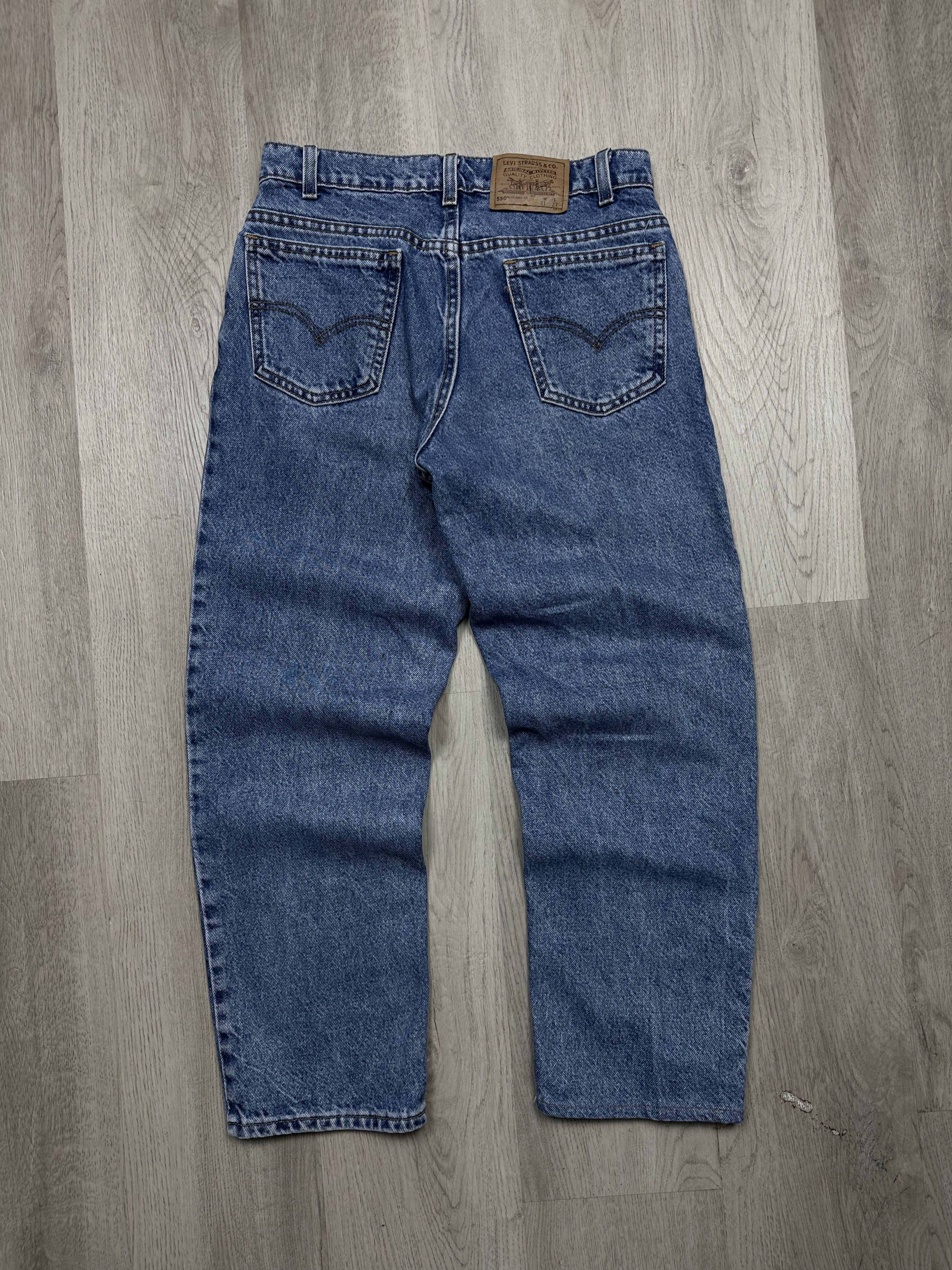 Levi's Levi's 550 Husky Relaxed Fit Denim Pants Jeans Size 31 x 27 Size US 31 - 1 Thumbnail