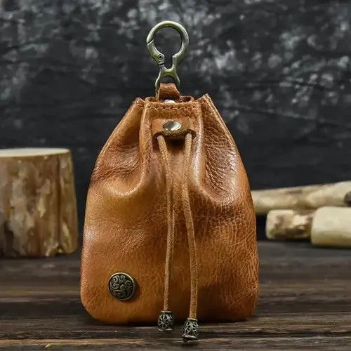 Japanese Brand × Leather Genuine Leather Coin Bag Size ONE SIZE - 2 Thumbnail