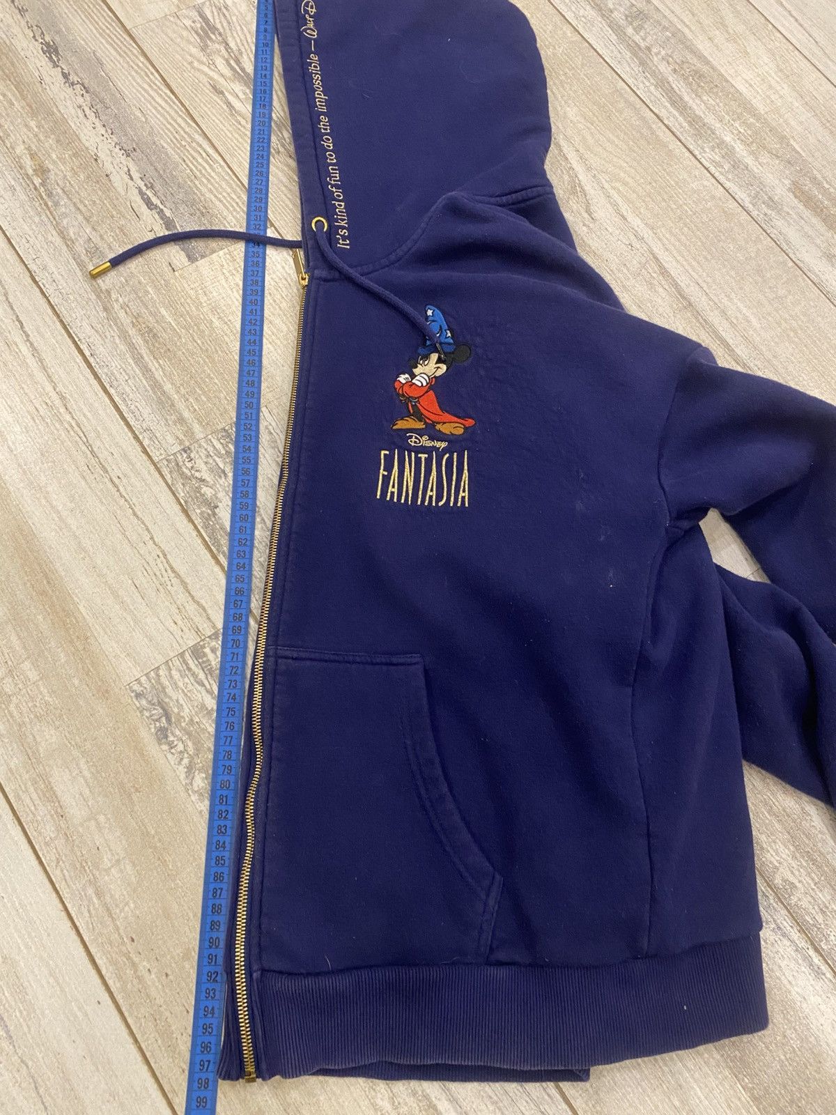 Disney × Japanese Brand Disney Fantasia Zip-up Hoodie Size US L / EU 52-54 / 3 - 8 Thumbnail