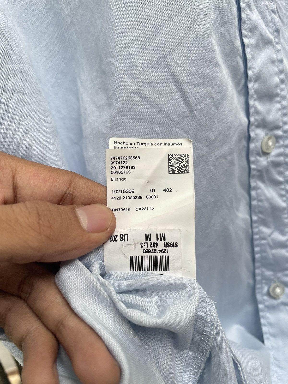 Hugo Boss Hugo Boss Light Blue short sleeve Size US M / EU 48-50 / 2 - 6 Thumbnail