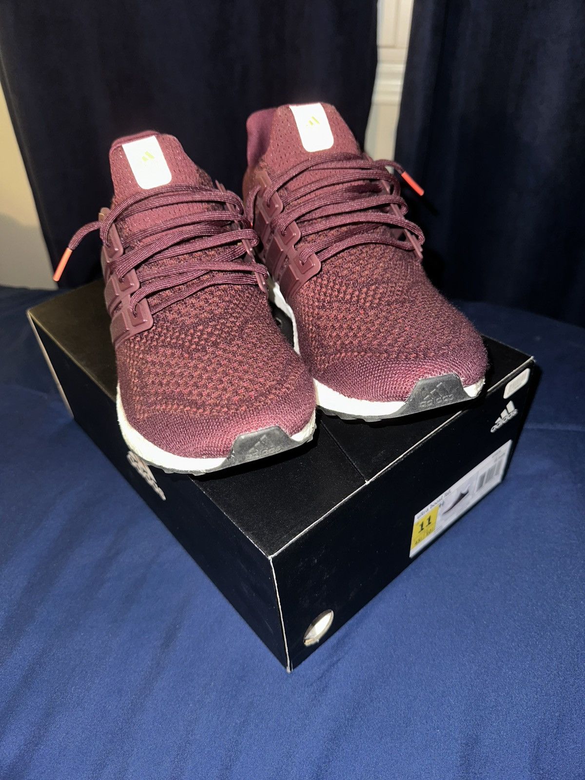 Adidas Ultraboost 1.0 Burgundy Size US 11 / EU 44 - 1 Thumbnail