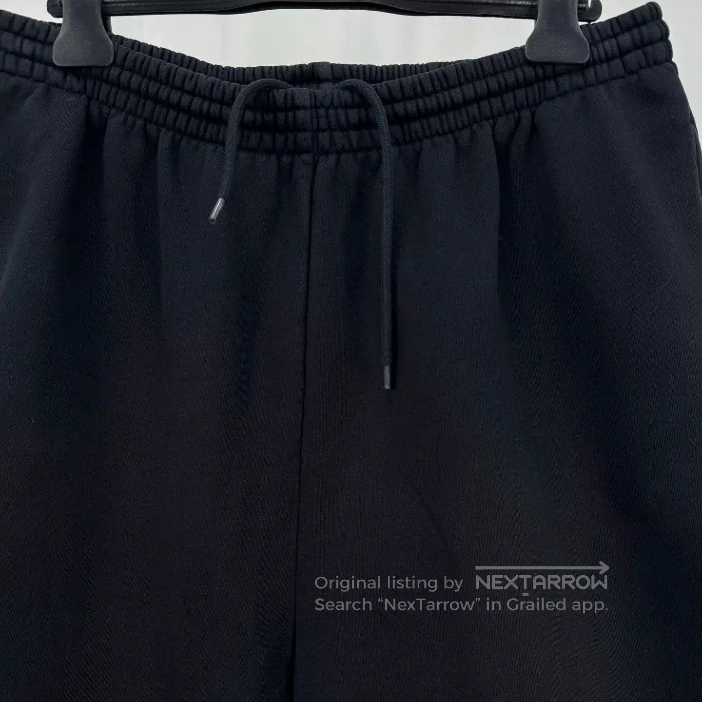 Balenciaga Balenciaga Black Embroidered Letter Shorts. Size US 26 / EU 42 - 3 Thumbnail