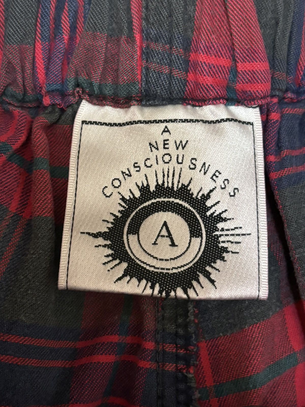 Vintage Rare Vintage 90s Anarchic Adjustment plaid tartan black red Size US 30 / EU 46 - 2 Thumbnail