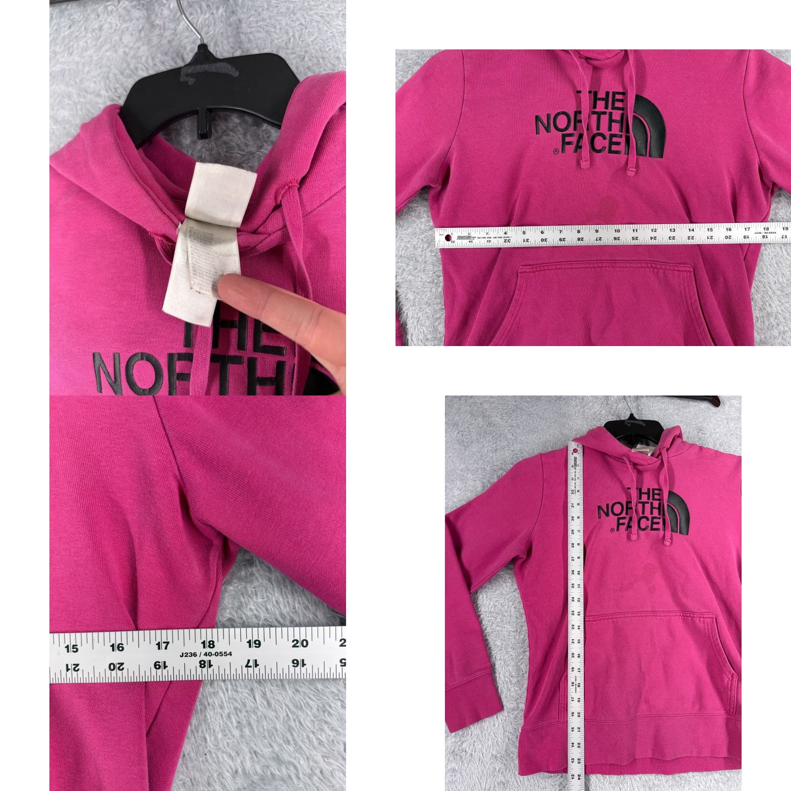 The North Face The North Face Hoodie Womens Medium Pink Logo Pullover Cotton Sweater READ Size M / US 6-8 / IT 42-44 - 8 Thumbnail