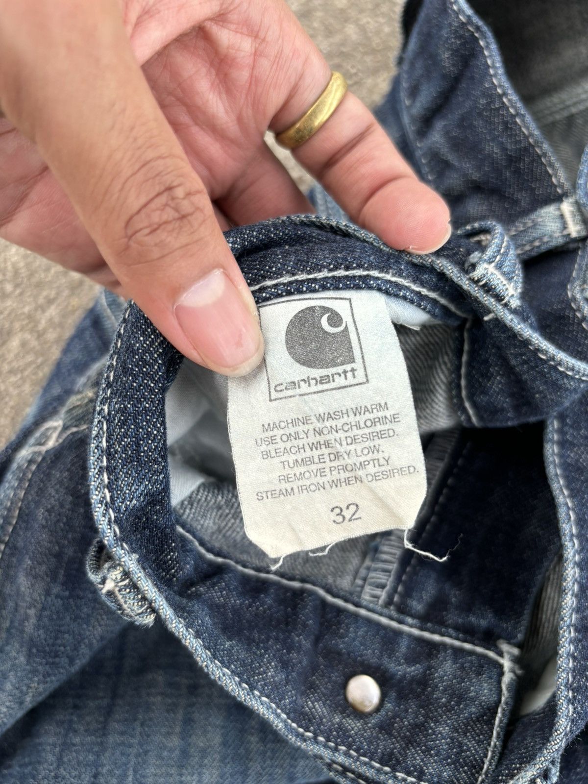Carhartt Customer Carhartt Workwear Big Opening Jeans Size US 30 / EU 46 - 17 Thumbnail