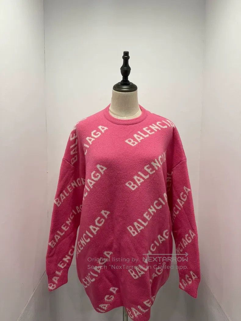 Balenciaga Balenciaga Barrage all-over print sweater Size US S / EU 44-46 / 1 - 1 Thumbnail