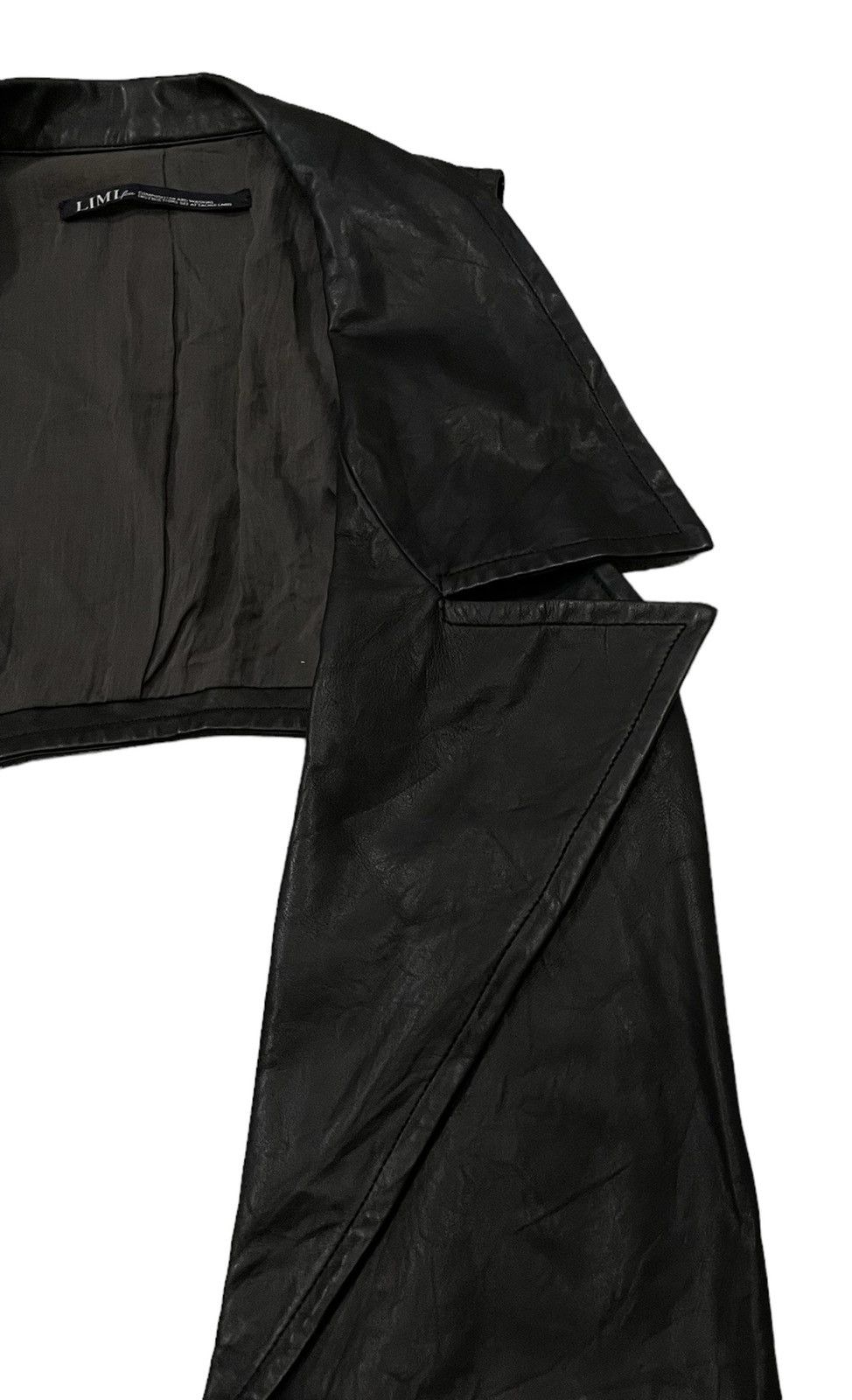 Limi Feu Limi Feu Yohji Yamamoto Punk Belted Leather Jacket Size S / US 4 / IT 40 - 2 Thumbnail